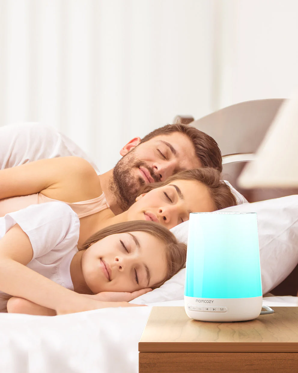 Machine à sons portable Momcozy pour bébé – Bruit blanc, berceuses & télécommande App - Image 10