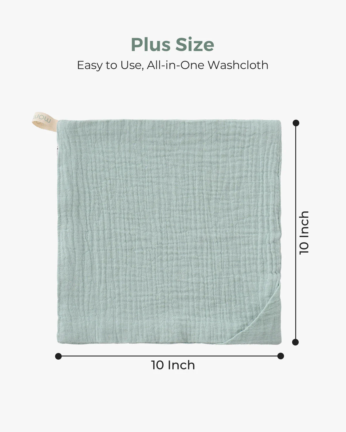 Lingettes pour bébé Momcozy – Coton doux 4 couches, adaptées aux nouveau-nés - Image 15
