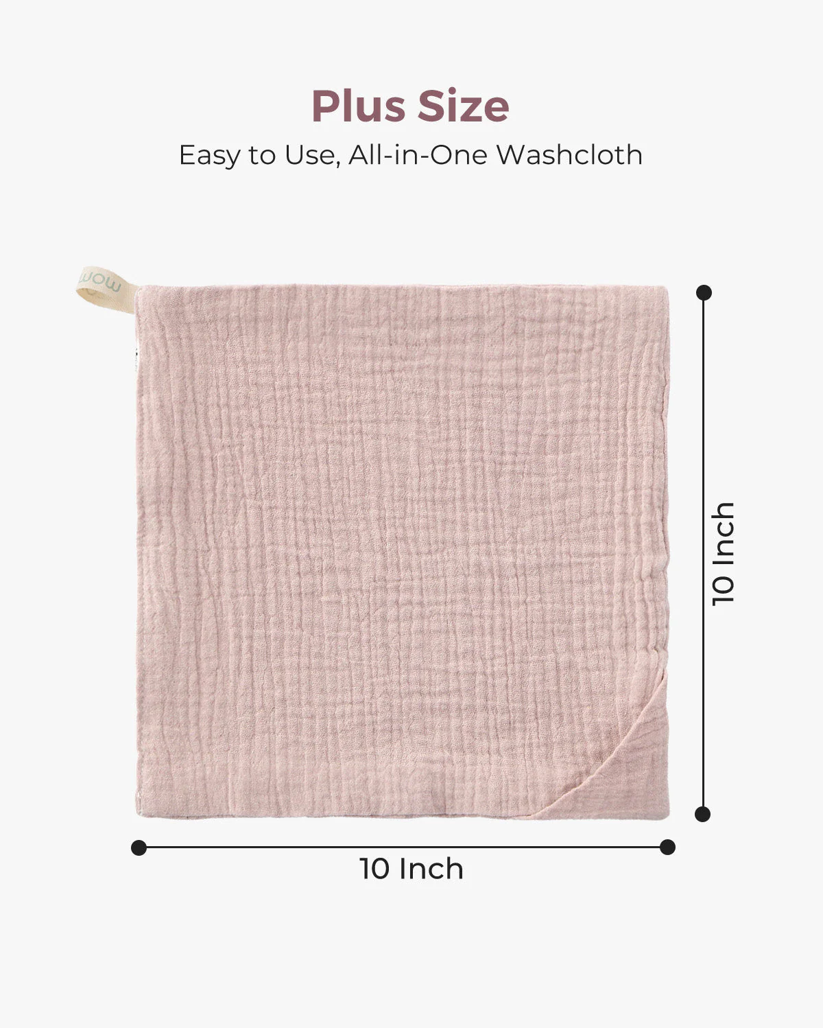 Lingettes pour bébé Momcozy – Coton doux 4 couches, adaptées aux nouveau-nés - Image 22