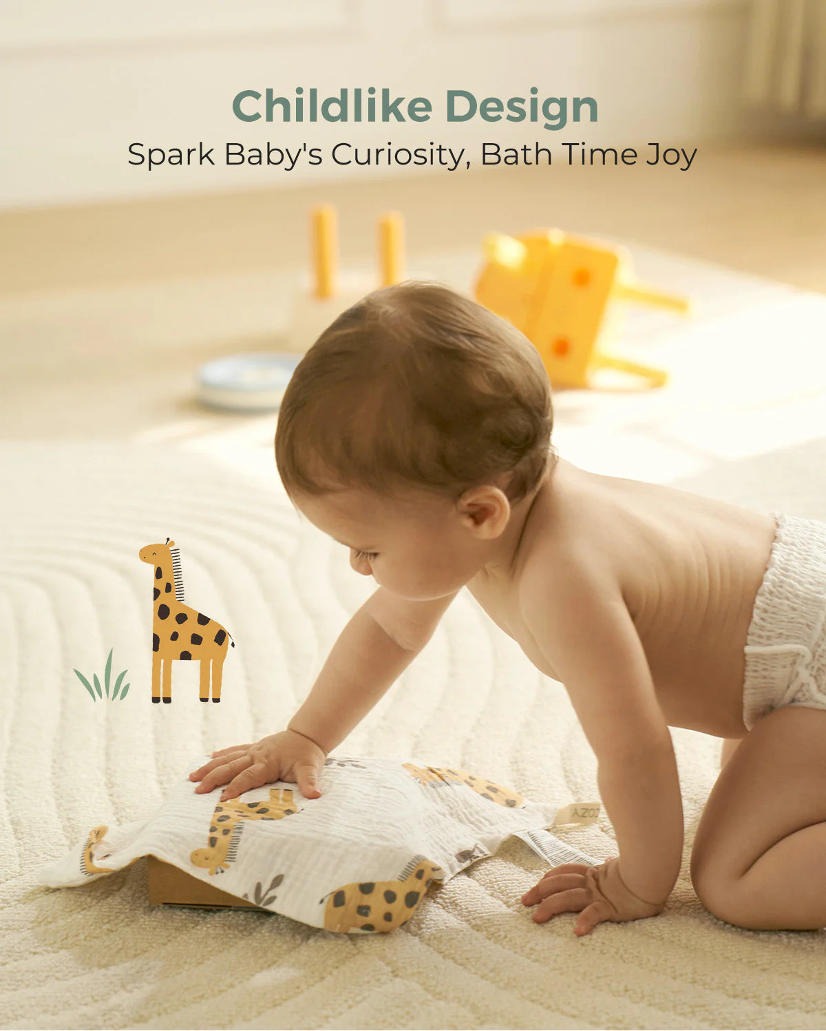 Lingettes pour bébé Momcozy – Coton doux 4 couches, adaptées aux nouveau-nés - Image 26