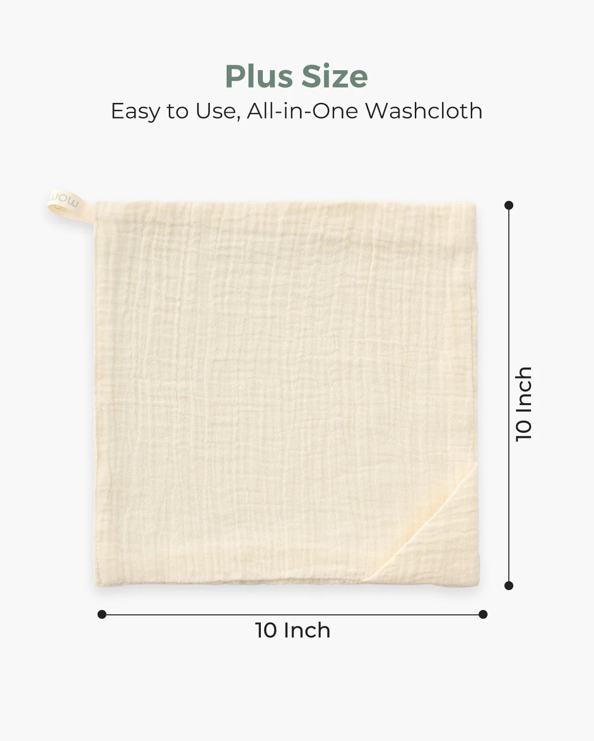 Lingettes pour bébé Momcozy – Coton doux 4 couches, adaptées aux nouveau-nés - Image 27