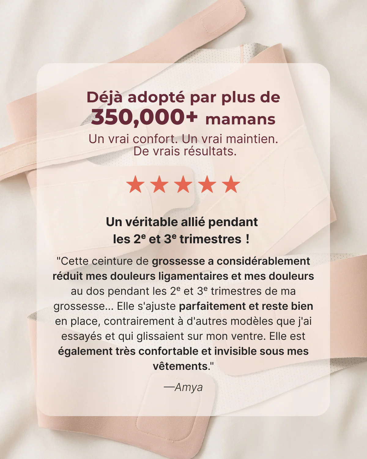 Ceinture de grossesse ergonomique pour soutien du ventre et du dos Momcozy - Image 36
