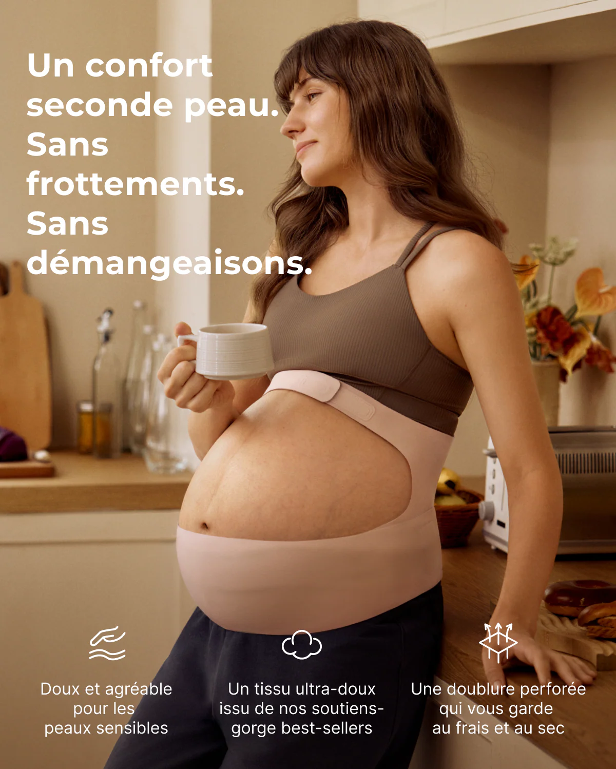 Ceinture de grossesse ergonomique pour soutien du ventre et du dos Momcozy - Image 37