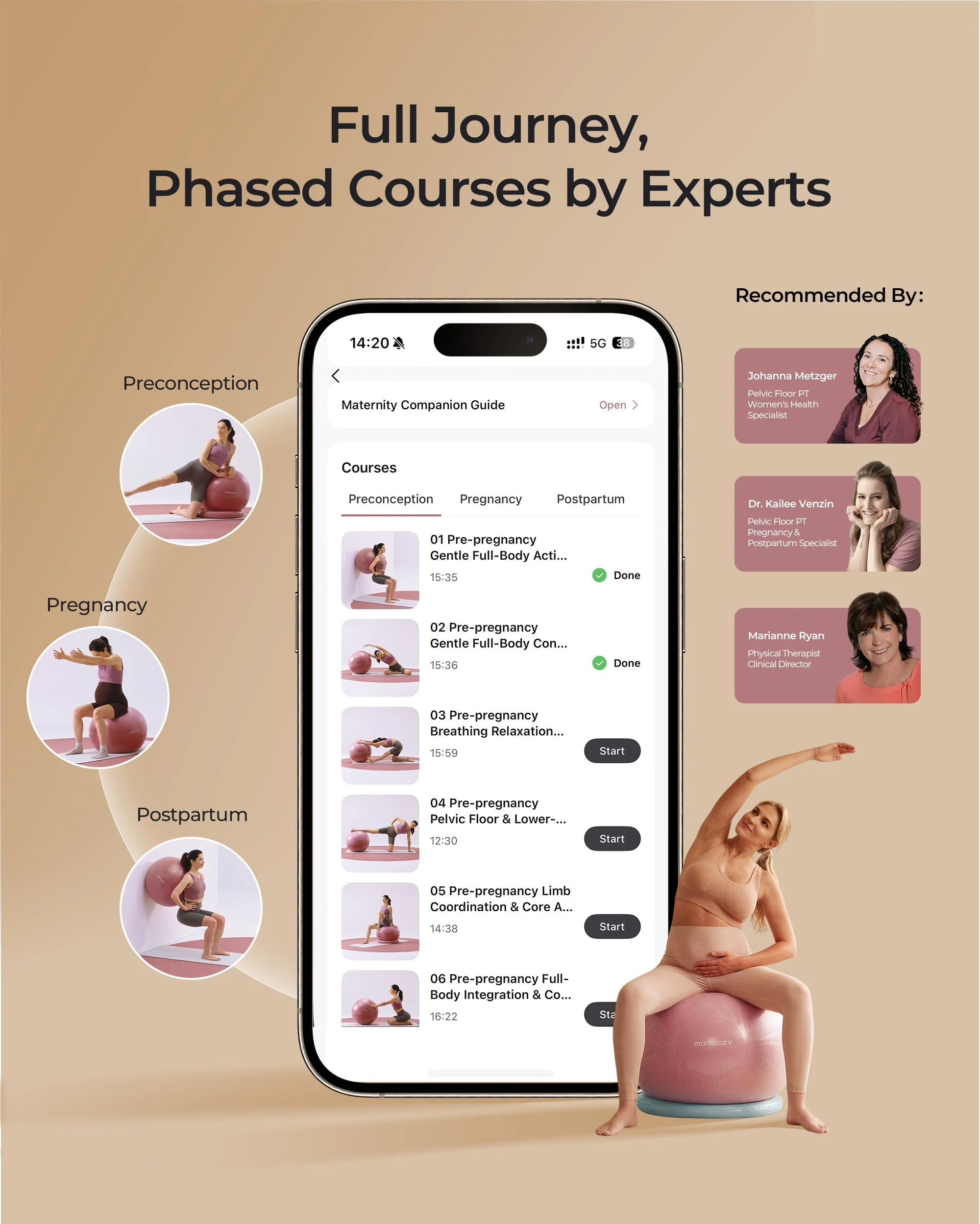 Momcozy BirthEase Pregnancy Ball Set—Maternity Exercise Ball - Image 22