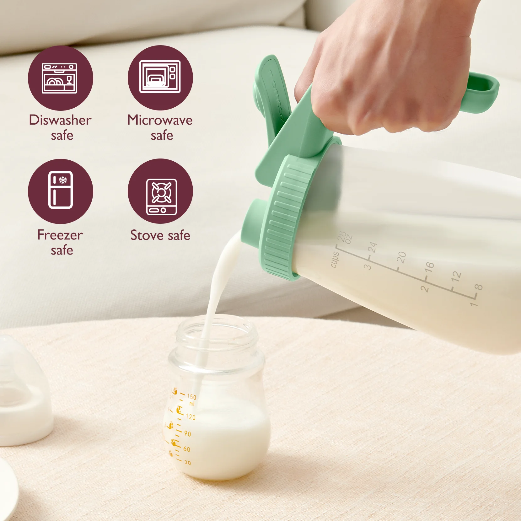 Récipient de conservation du lait maternel Momcozy - Image 10