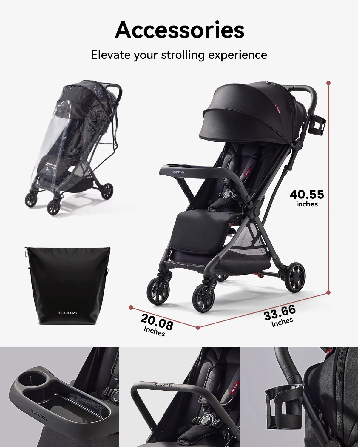 Momcozy ClickGo Poussette légère - Image 9