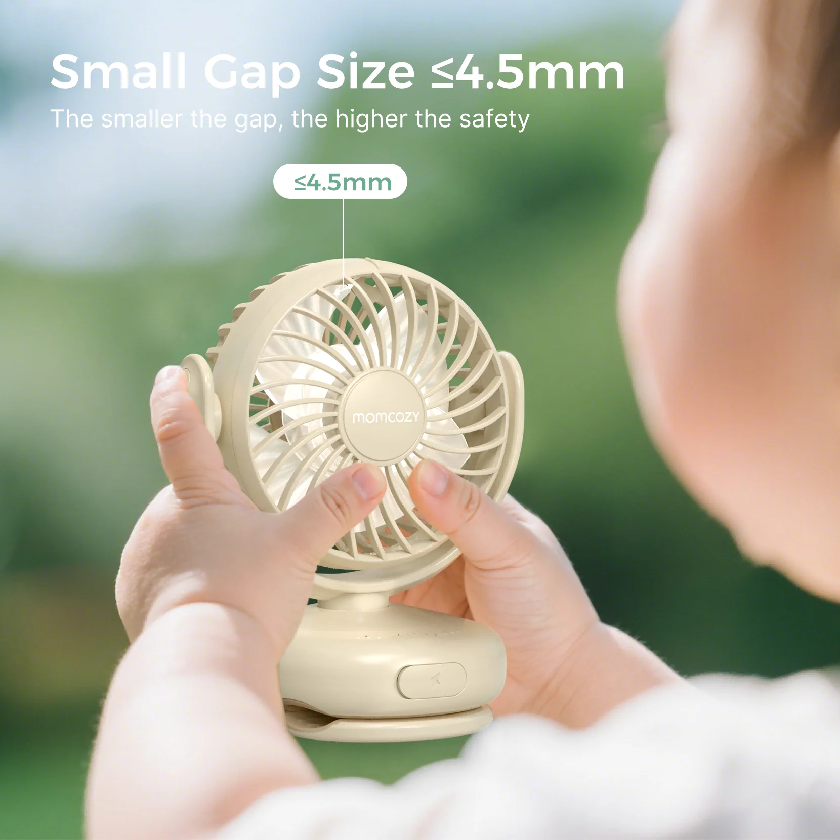 Ventilateur à pince 4 vitesses pour poussette Momcozy - Image 11