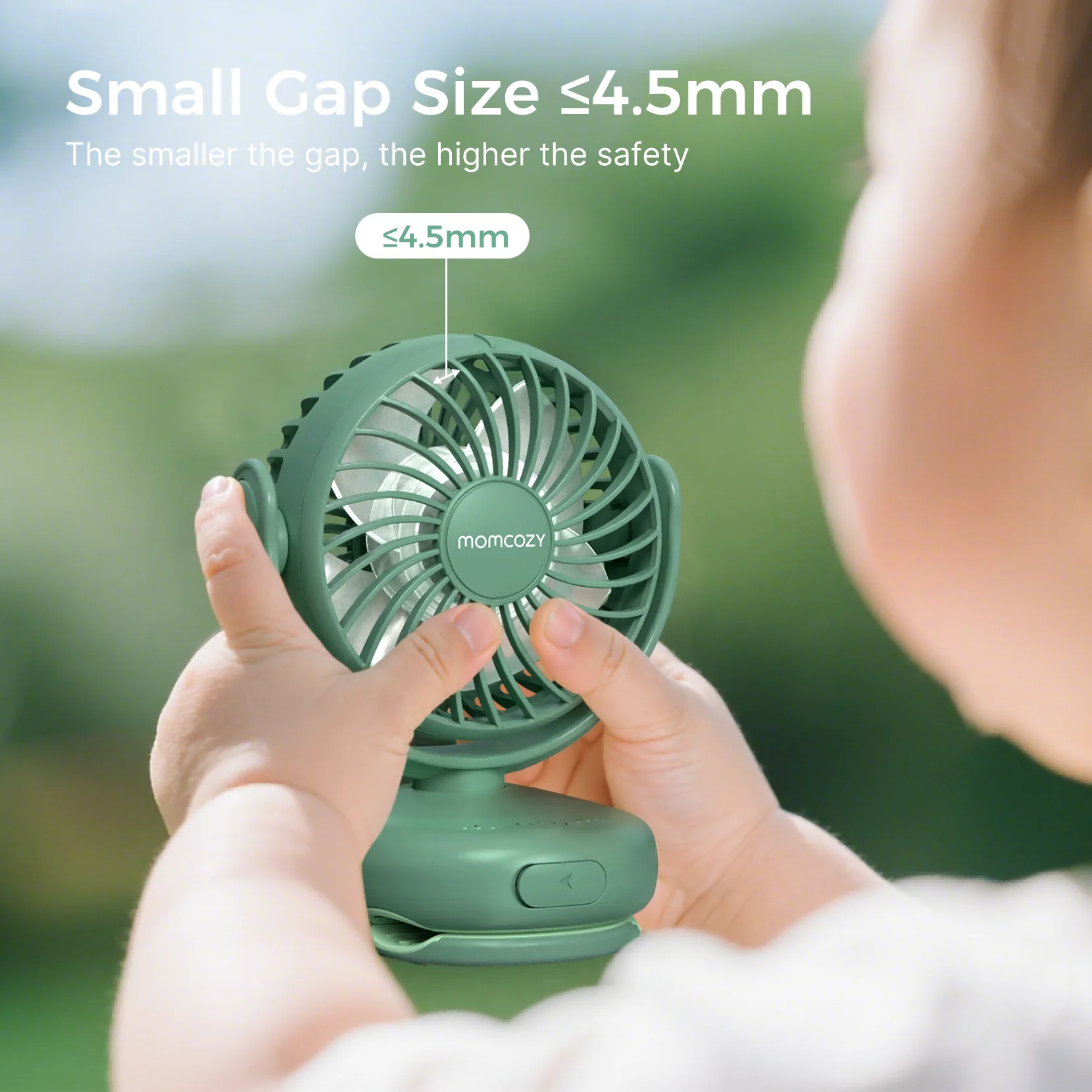 Ventilateur à pince 4 vitesses pour poussette Momcozy - Image 26