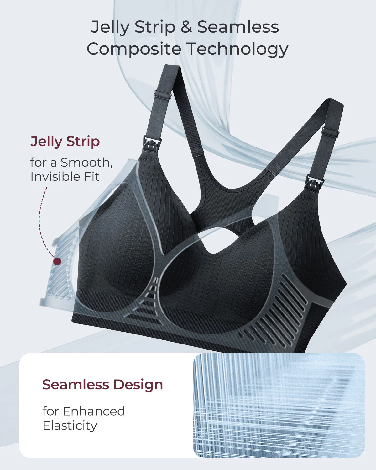 Soutien-gorge de sport d’allaitement CoolFit Momcozy – Dos nageur - Image 12