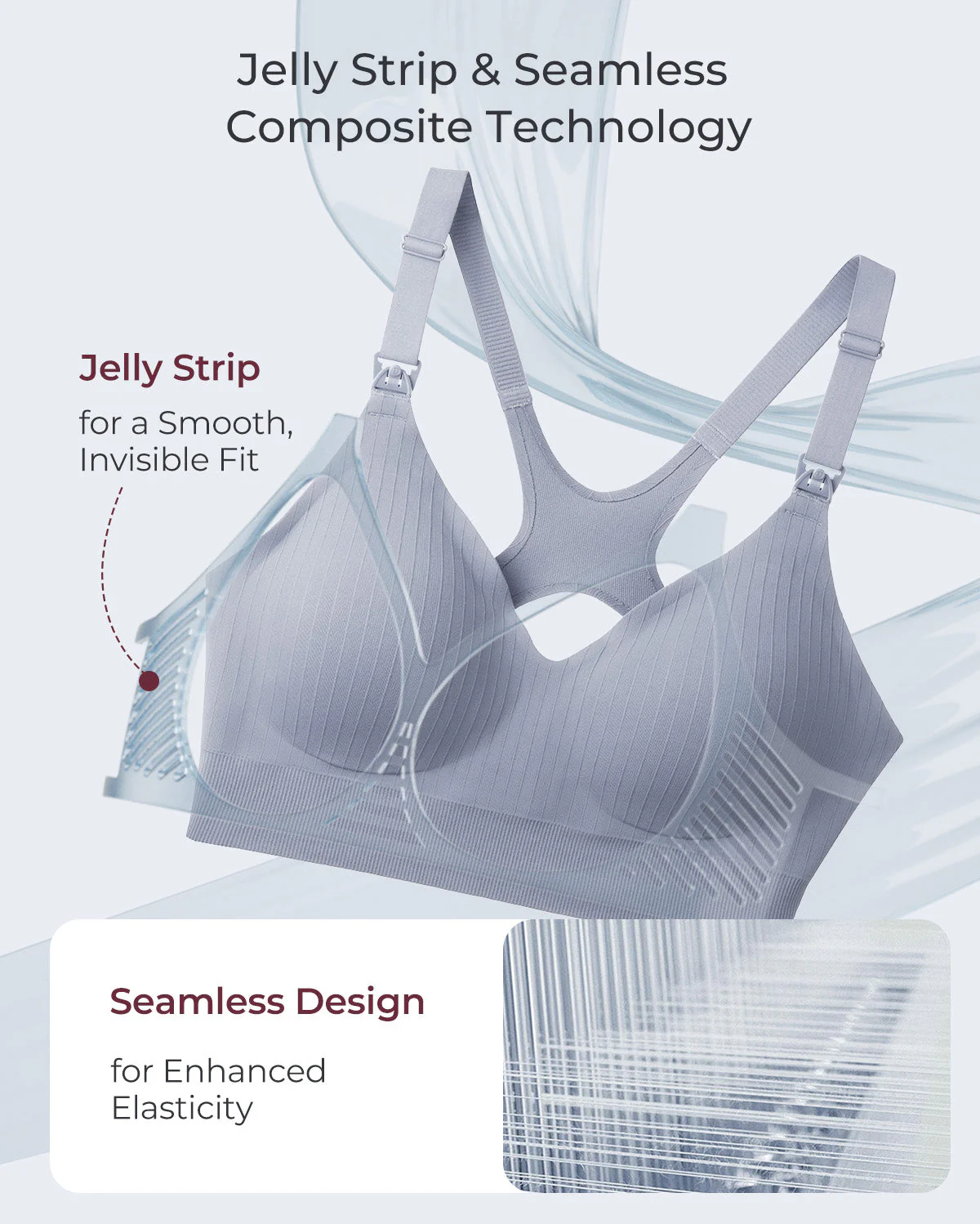 Soutien-gorge de sport d’allaitement CoolFit Momcozy – Dos nageur - Image 32