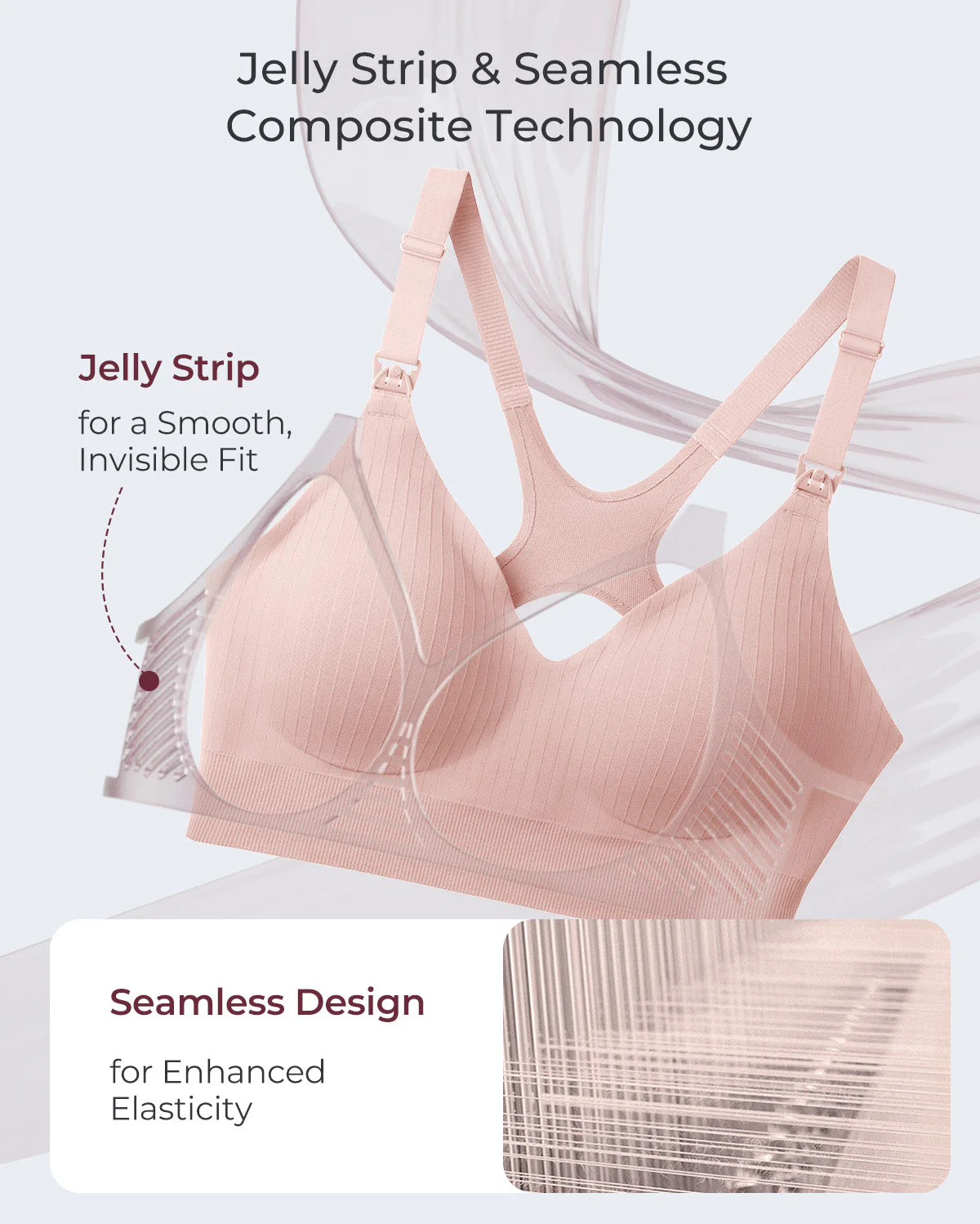 Soutien-gorge de sport d’allaitement CoolFit Momcozy – Dos nageur - Image 4