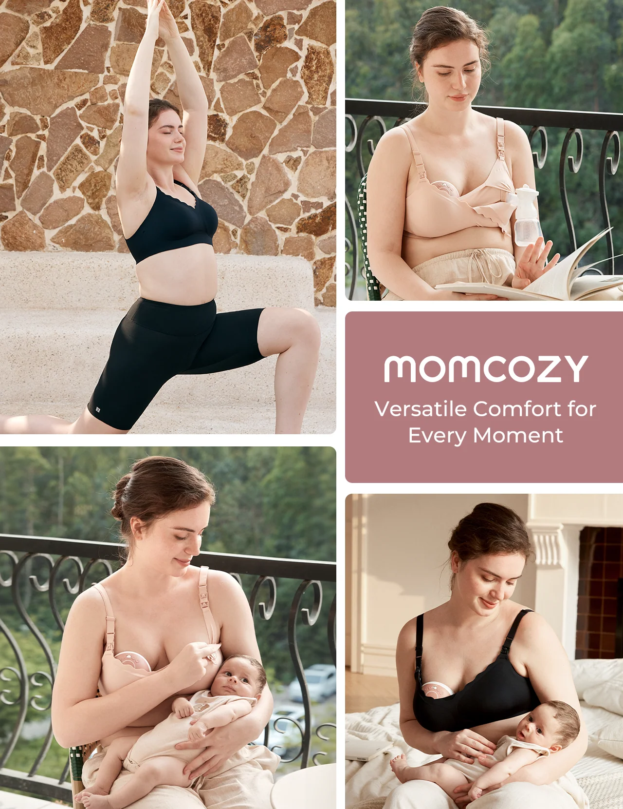 Soutien-Gorge d’Allaitement et de Tirage Mains Libres Rafraîchissant Momcozy - Image 16