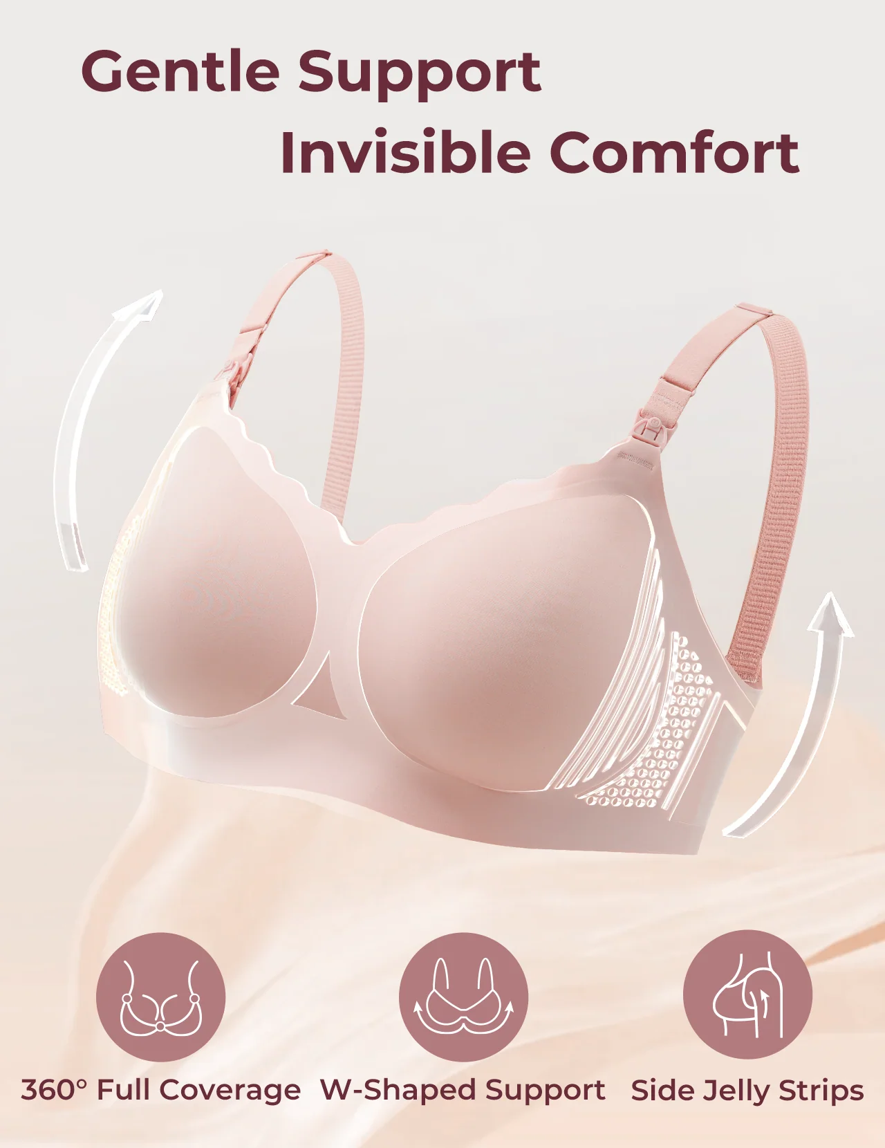 Soutien-Gorge d’Allaitement et de Tirage Mains Libres Rafraîchissant Momcozy - Image 4