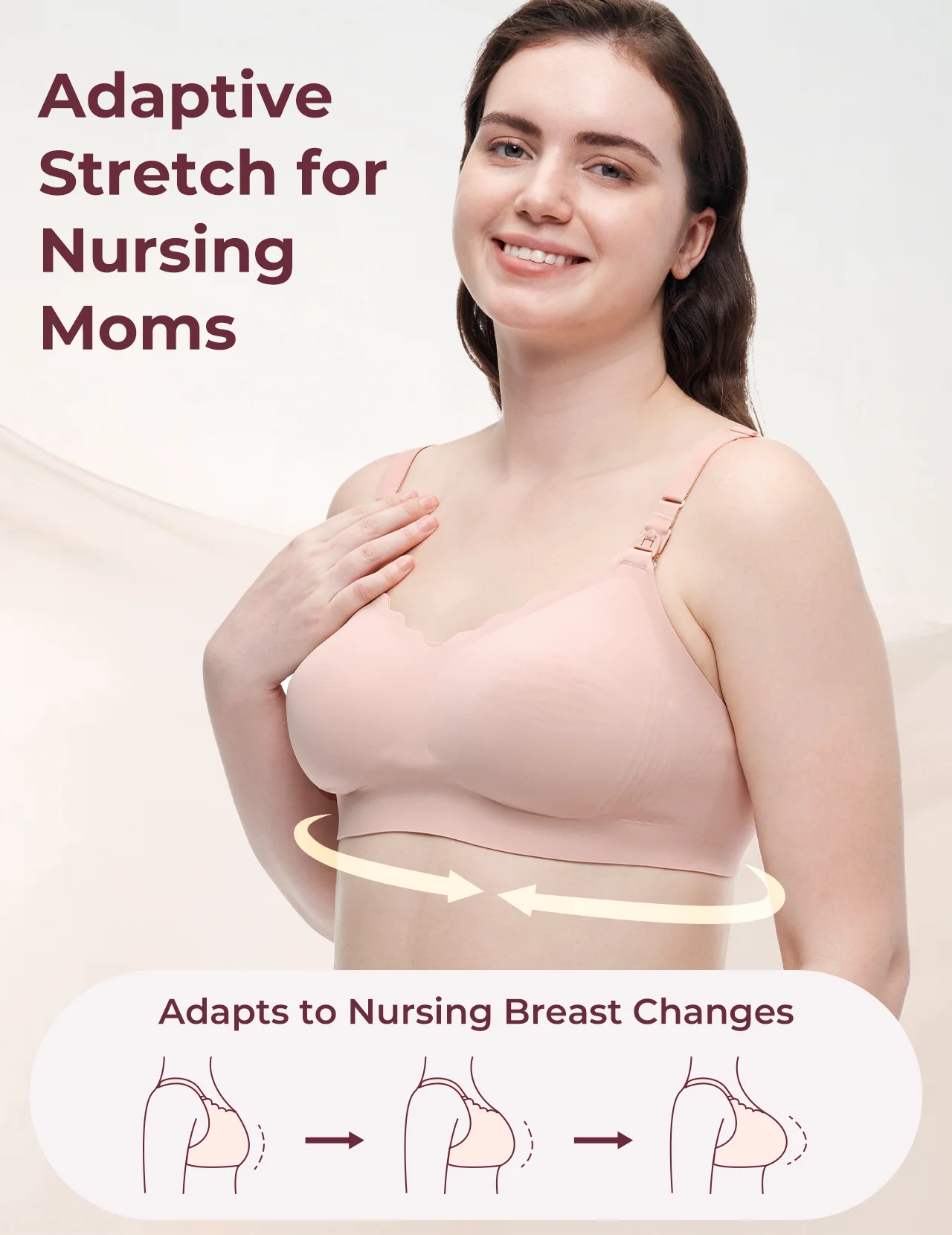 Soutien-Gorge d’Allaitement et de Tirage Mains Libres Rafraîchissant Momcozy - Image 6