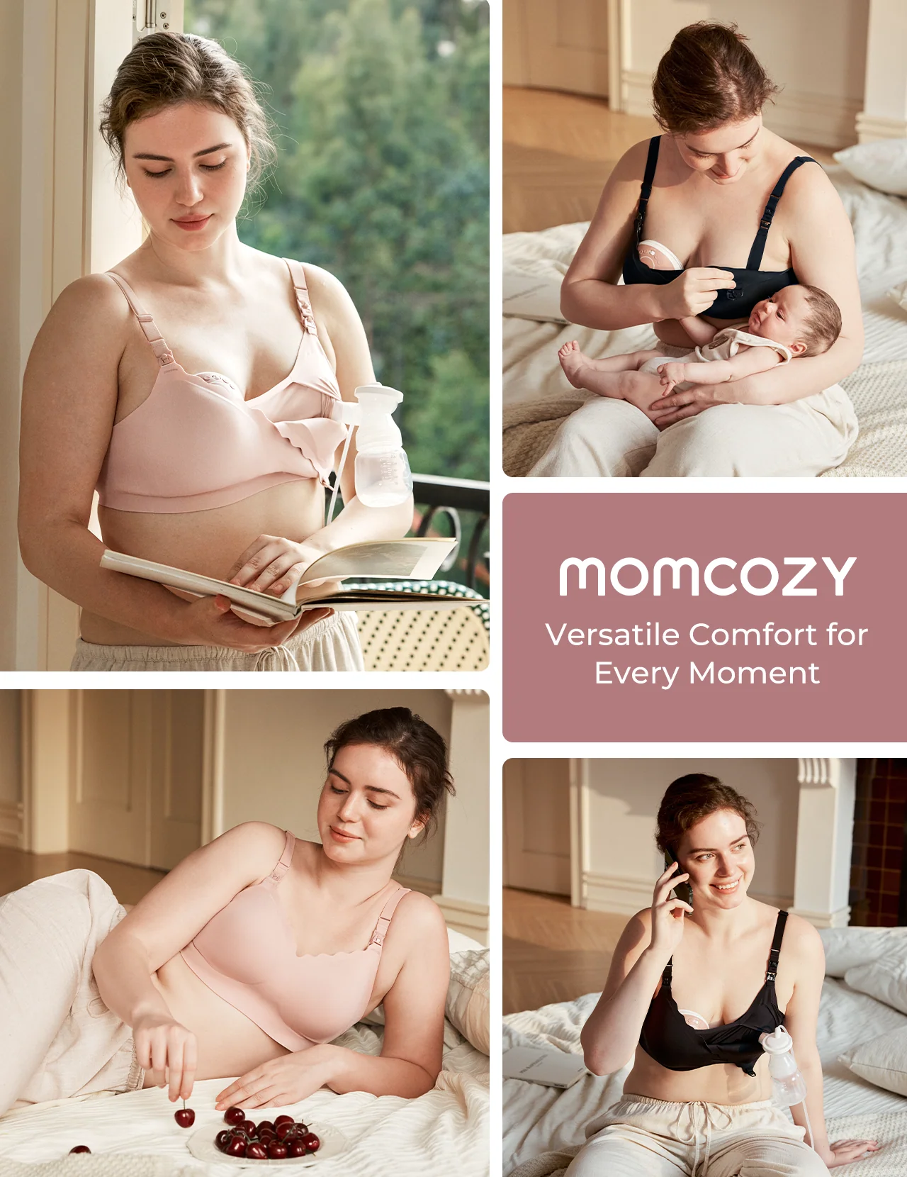 Soutien-Gorge d’Allaitement et de Tirage Mains Libres Rafraîchissant Momcozy - Image 9