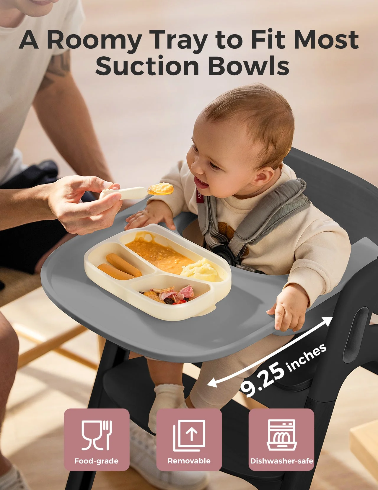 Chaise haute évolutive Momcozy DinerPal - Image 5