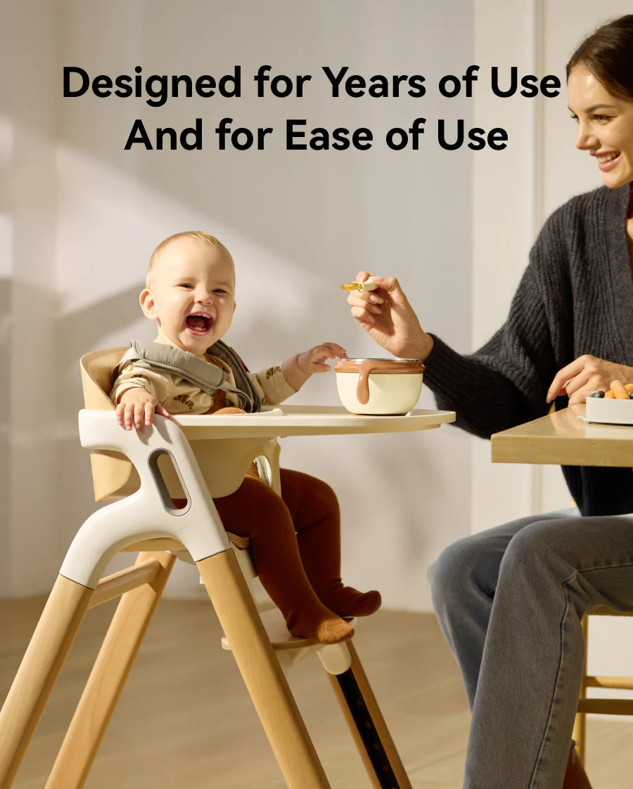 Chaise haute DinerPal de Momcozy – Confort avec coussin moelleux intégré - Image 5