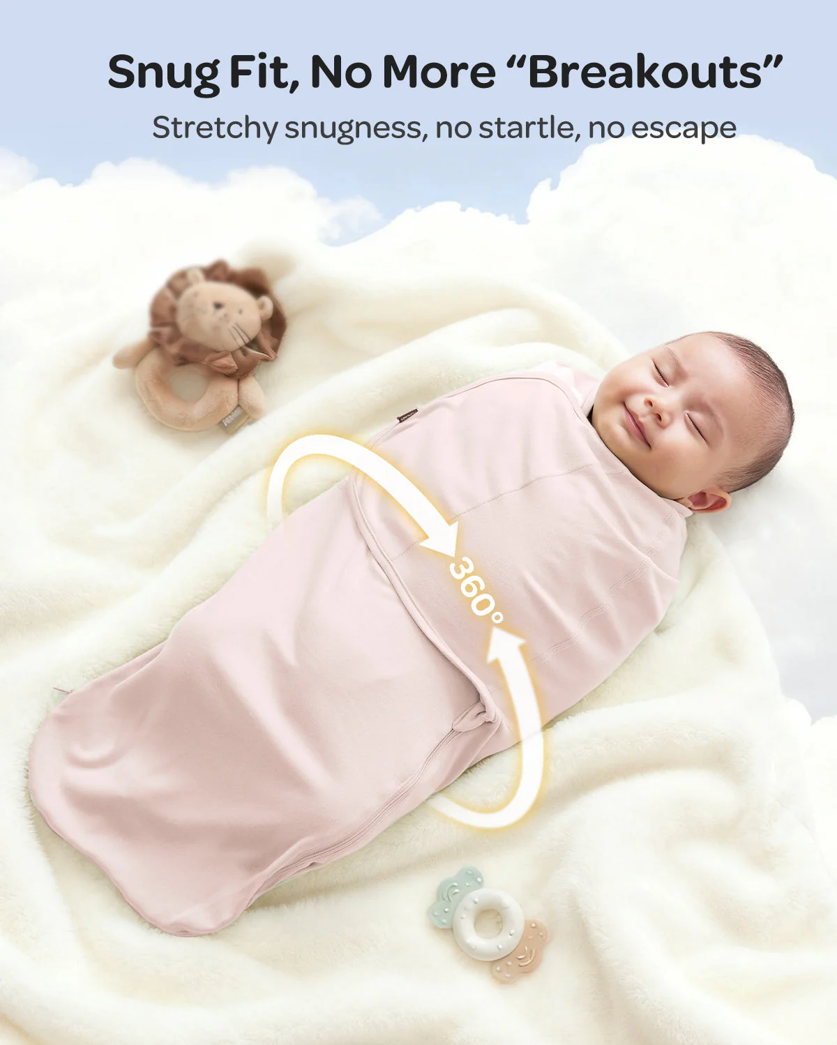 Momcozy Emmaillotage facile pour bébé 0-3 mois - Image 21