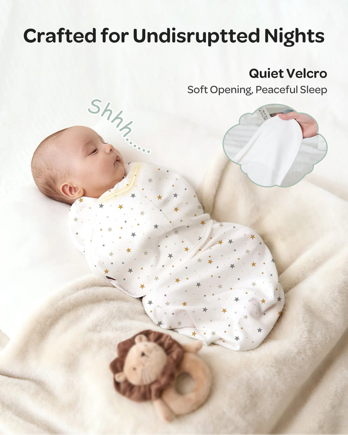 Momcozy Emmaillotage facile pour bébé 0-3 mois - Image 36