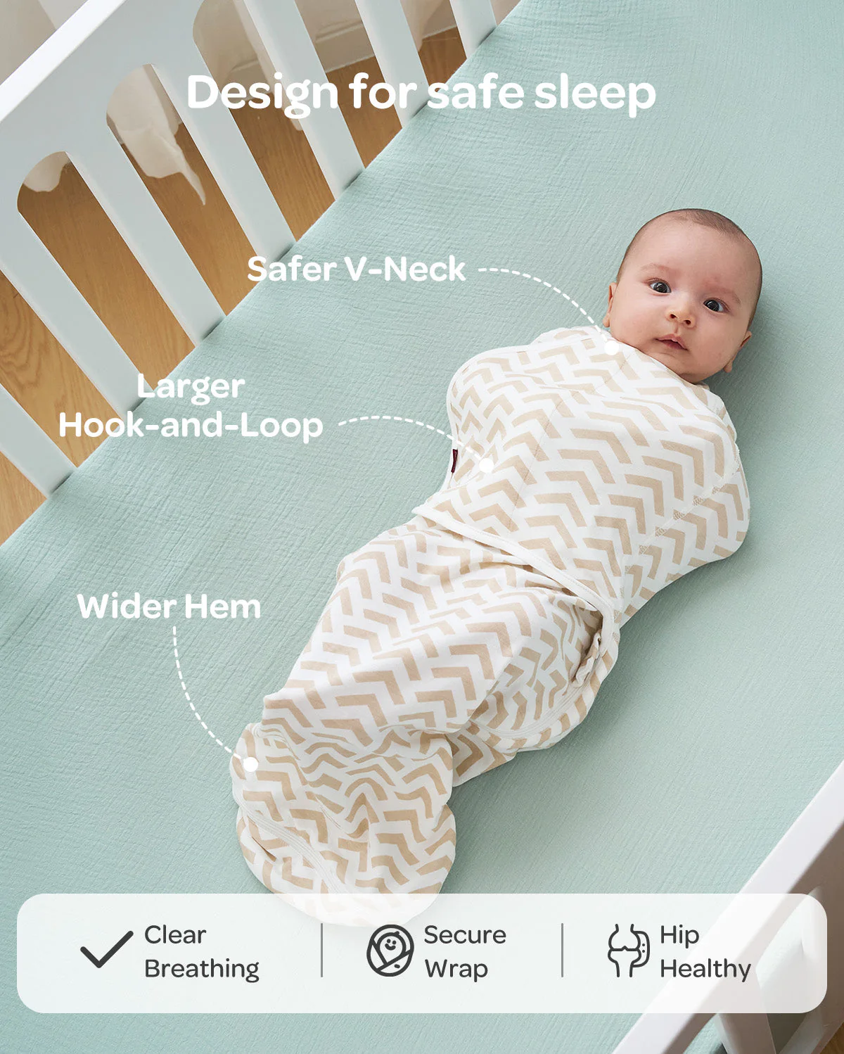 Momcozy Emmaillotage facile pour bébé 0-3 mois - Image 40