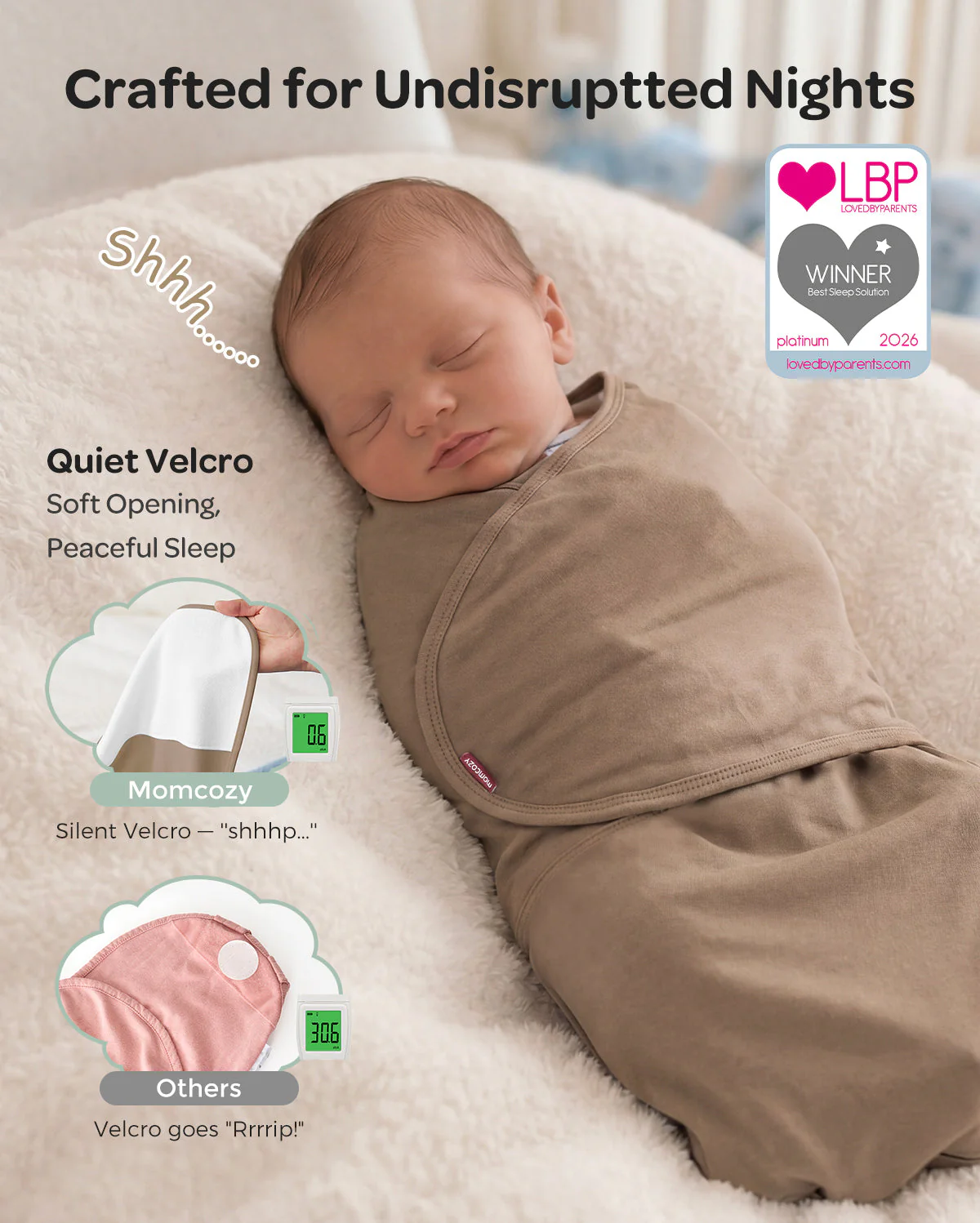 Momcozy Emmaillotage facile pour bébé 0-3 mois - Image 64
