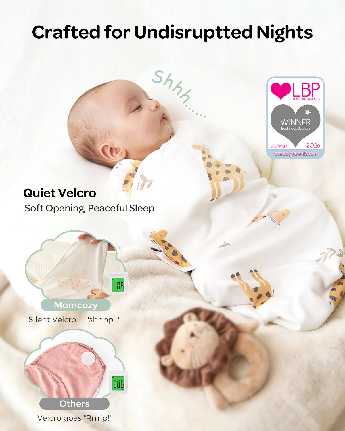 Momcozy Emmaillotage facile pour bébé 0-3 mois - Image 75