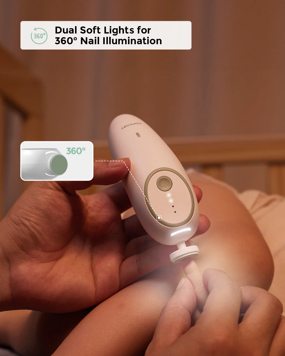 Momcozy Lime à ongles électrique pour bébé - Faible bruit - Image 5