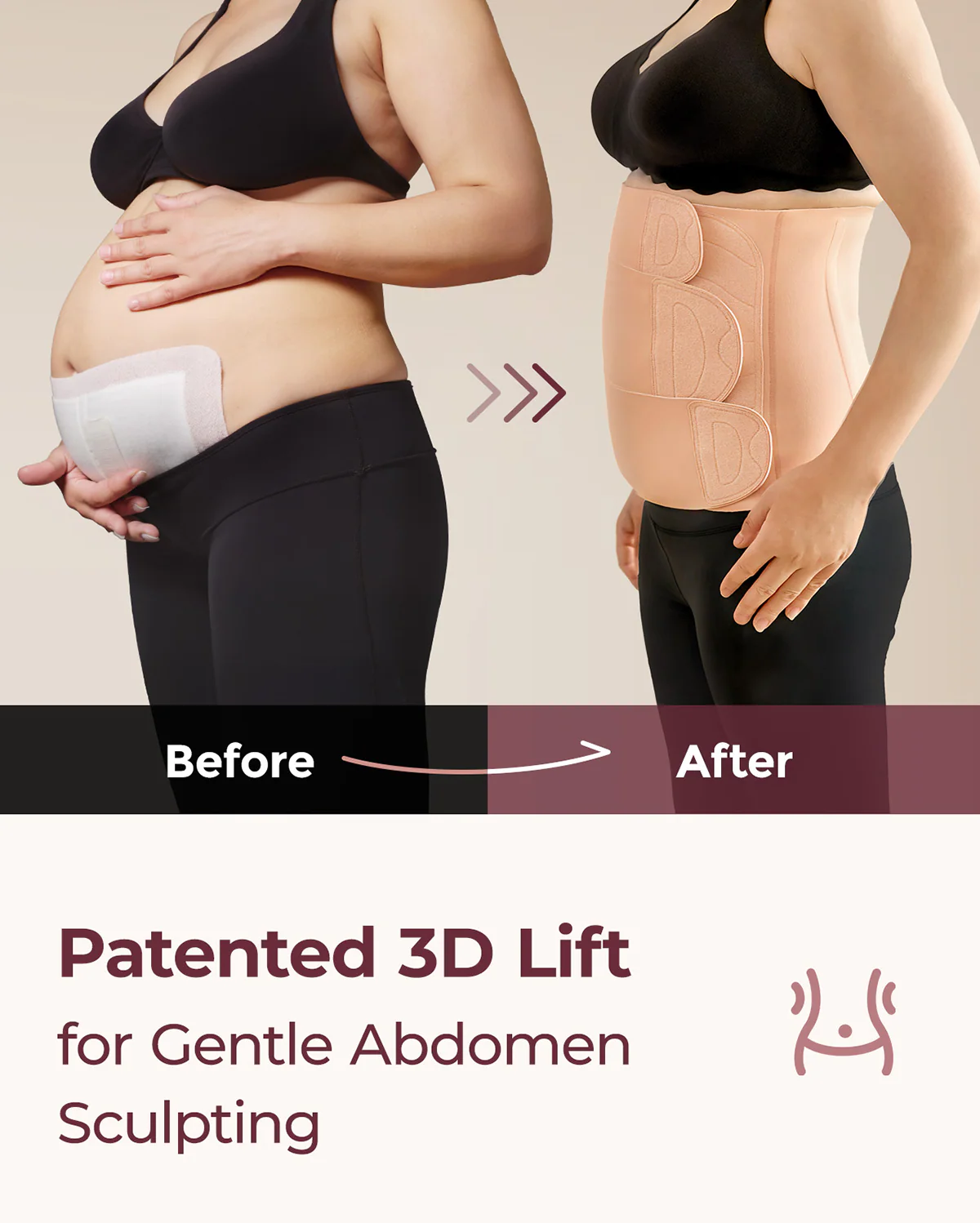 Ceinture post-partum Momcozy – Confort et maintien optimal du ventre - Image 23