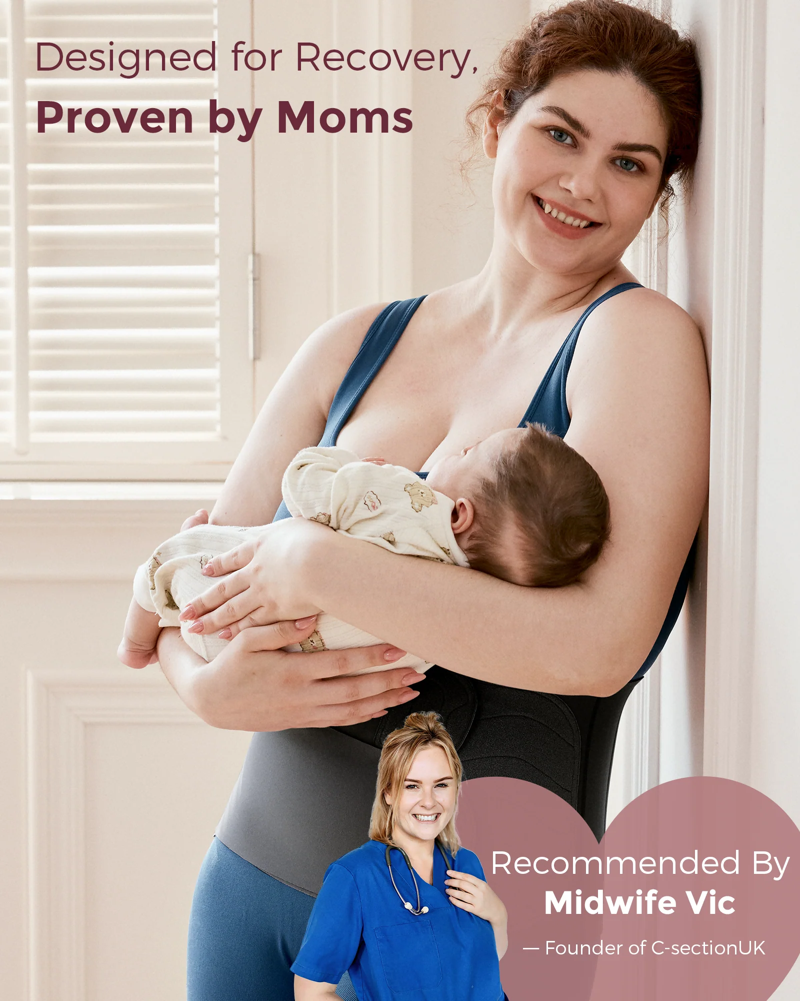 Ceinture post-partum Momcozy – Confort et maintien optimal du ventre - Image 59