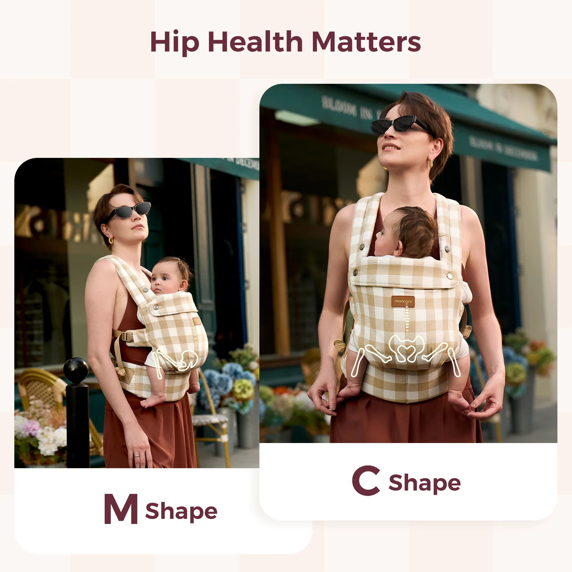 Porte-bébé Momcozy PureHug - Ergonomique, confortable & léger - Image 93