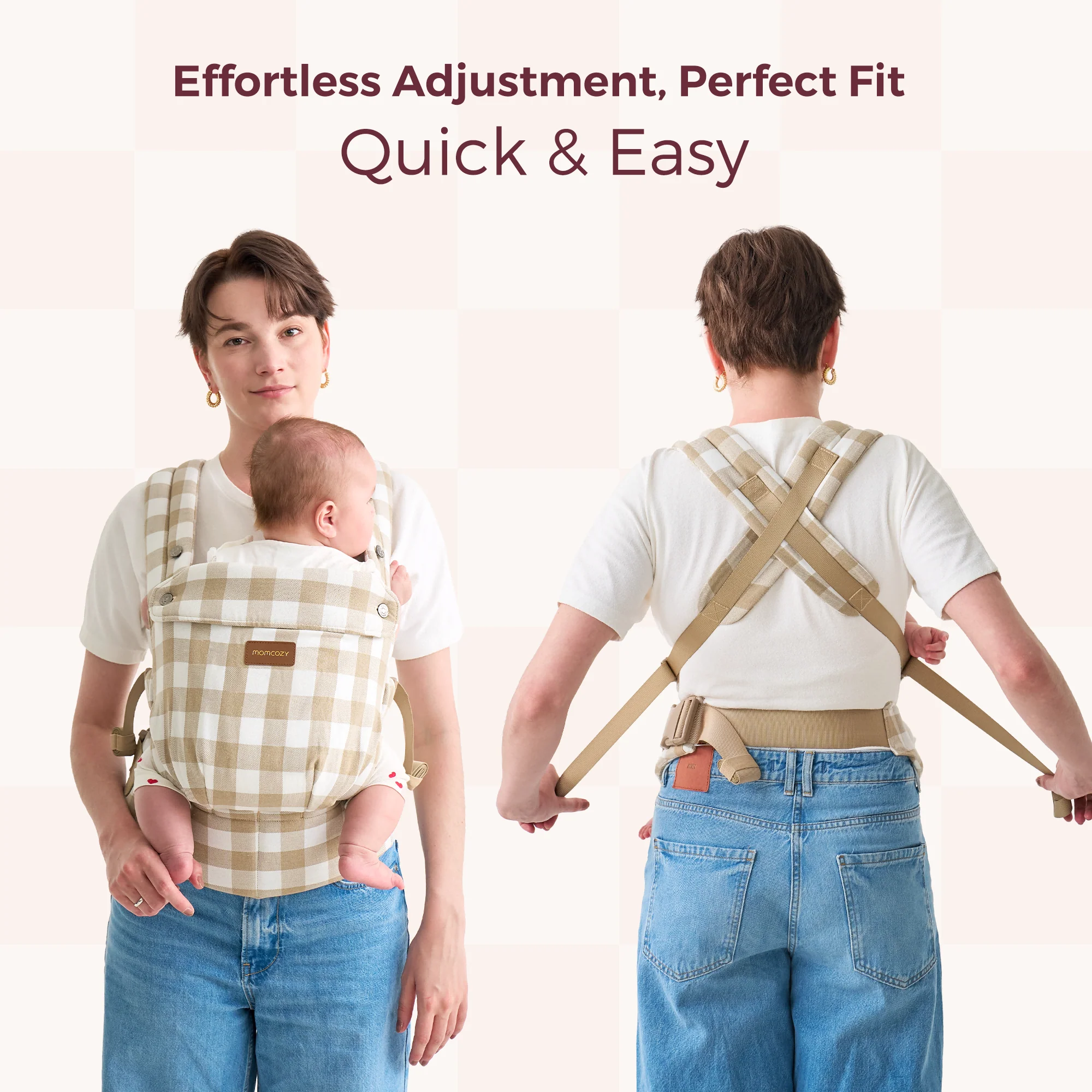 Porte-bébé Momcozy PureHug - Ergonomique, confortable & léger - Image 96