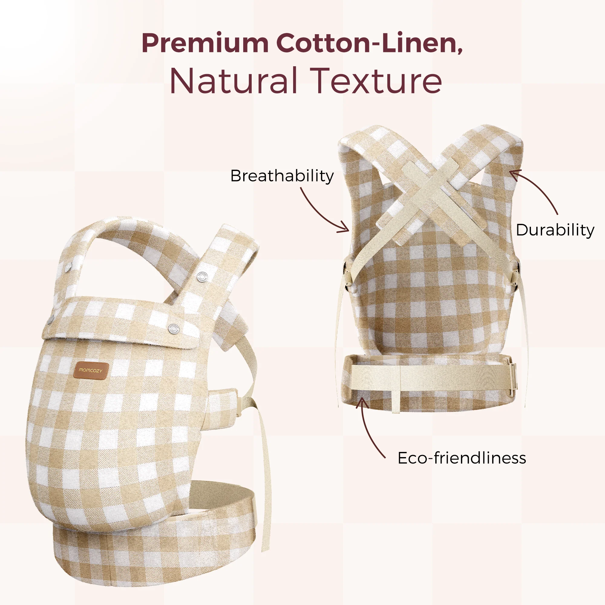 Porte-bébé Momcozy PureHug - Ergonomique, confortable & léger - Image 95