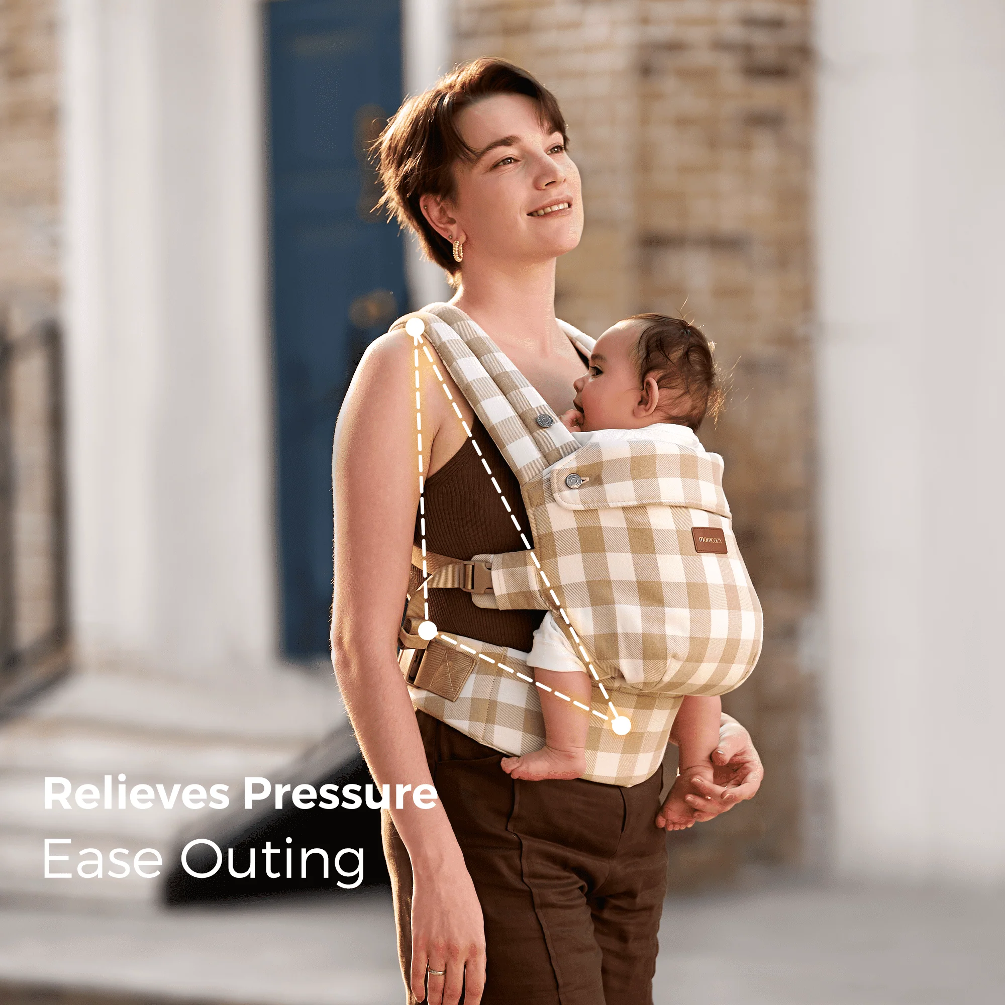 Porte-bébé Momcozy PureHug - Ergonomique, confortable & léger - Image 100