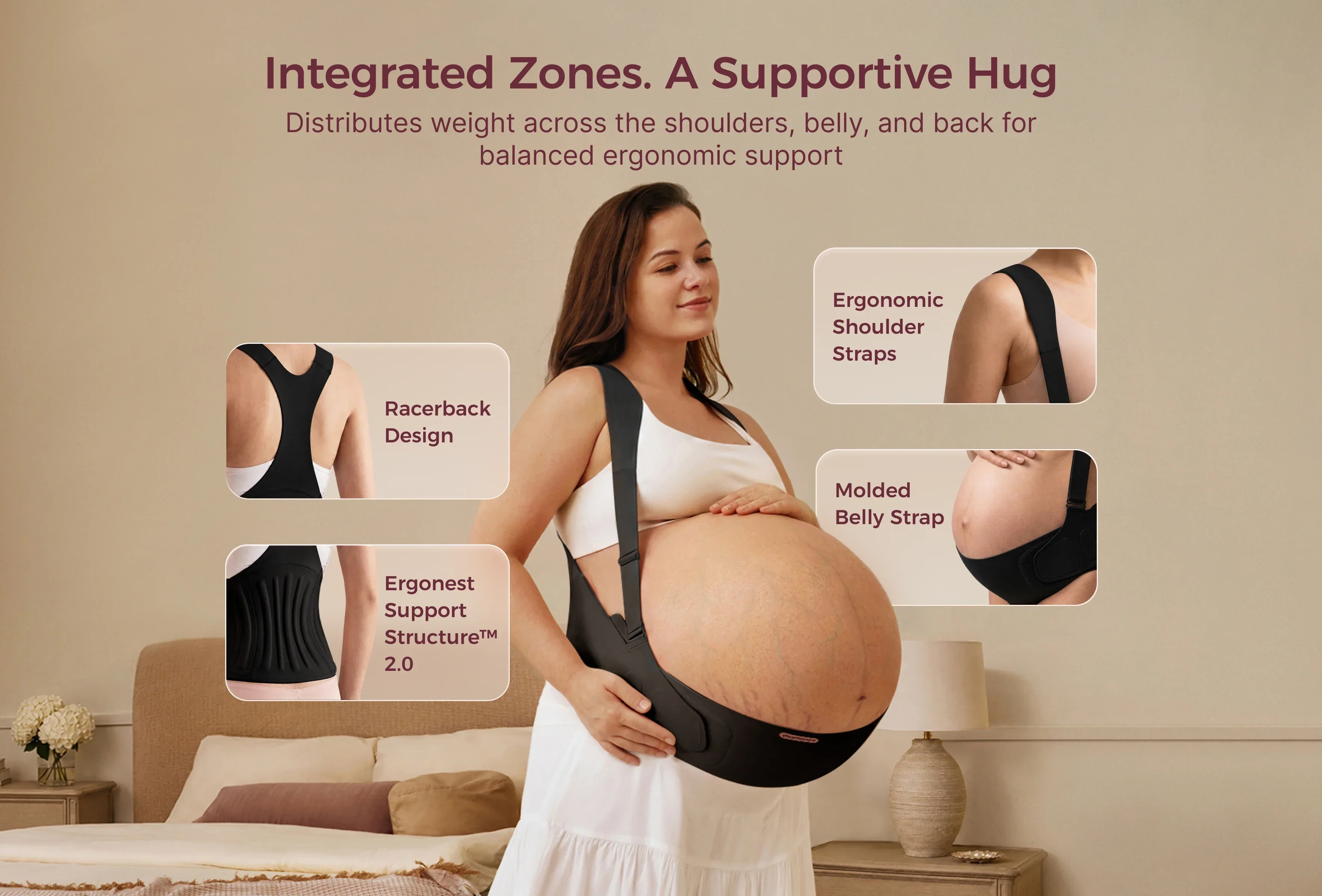 Ceinture de grossesse évolutive Momcozy Go As You Grow™ - Image 9