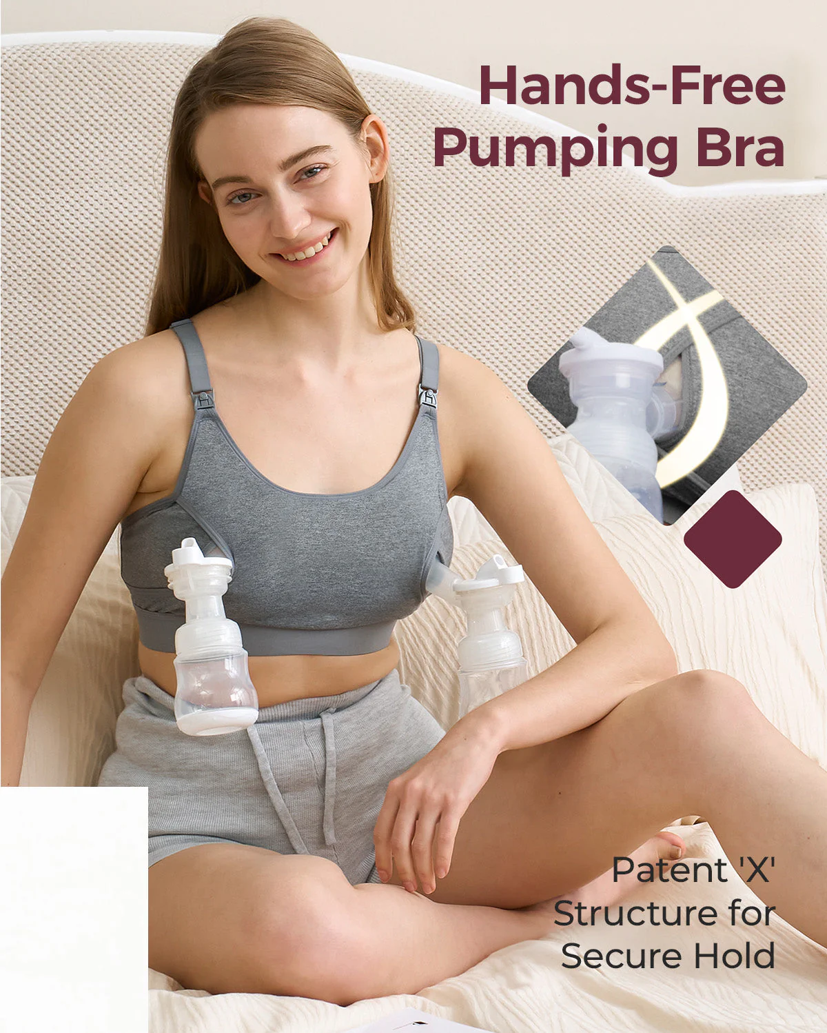 L'original : Notre soutien-gorge de base pour l'allaitement - YN08 - Image 14