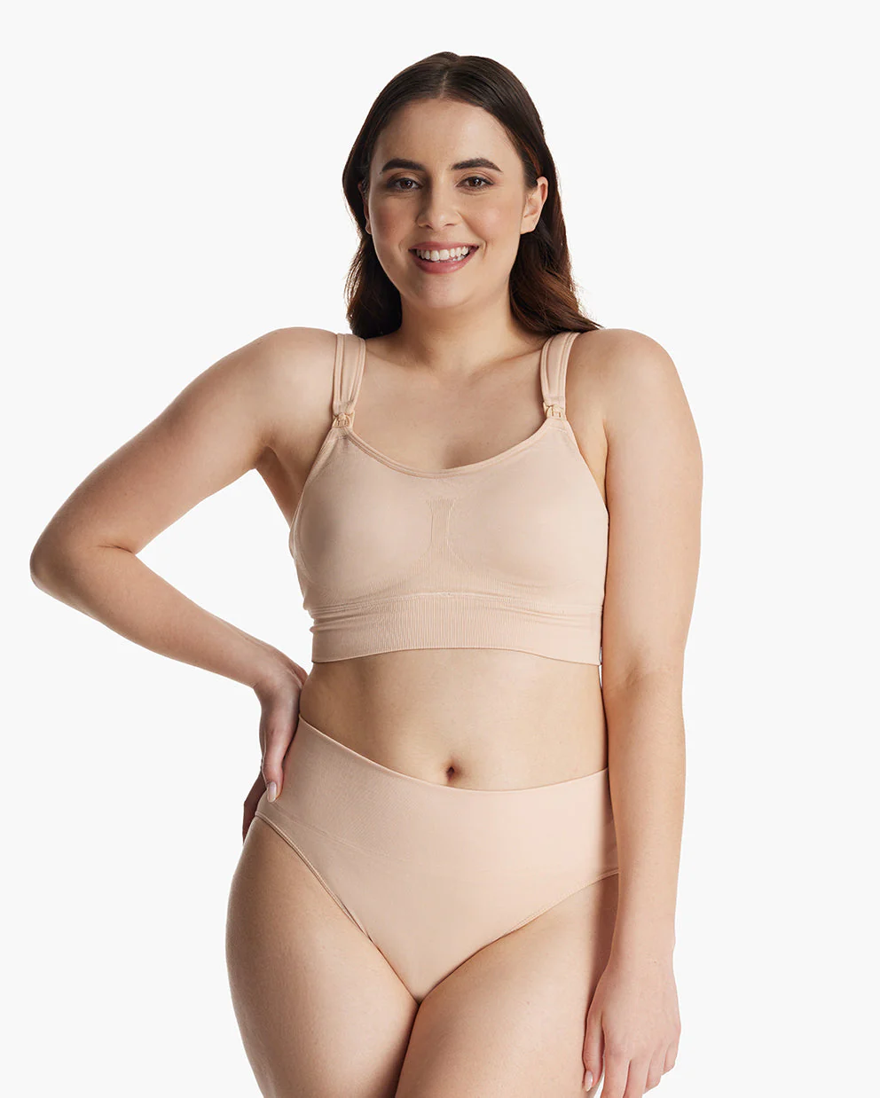 Soutien-gorge d’allaitement Momcozy mains libres tout-en-un avec coussinet fixe