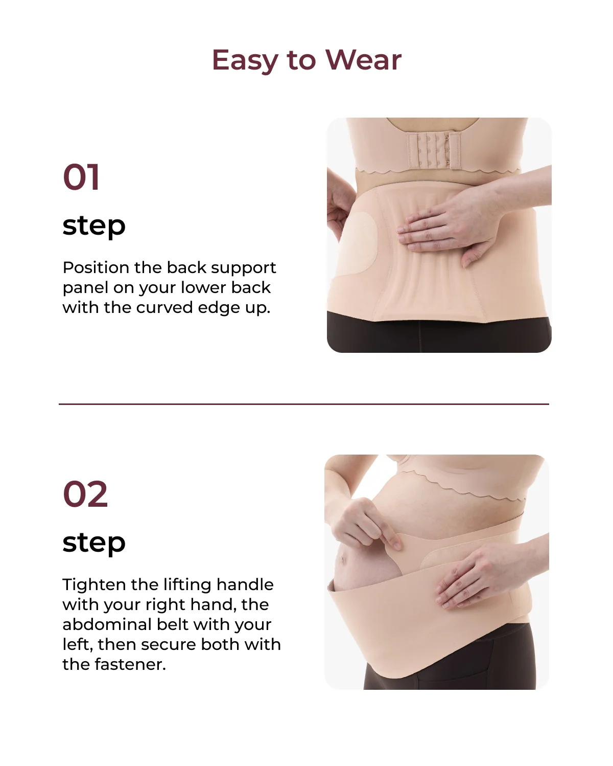 One-Piece – Ceinture de maternité Maternova Momcozy - Image 8
