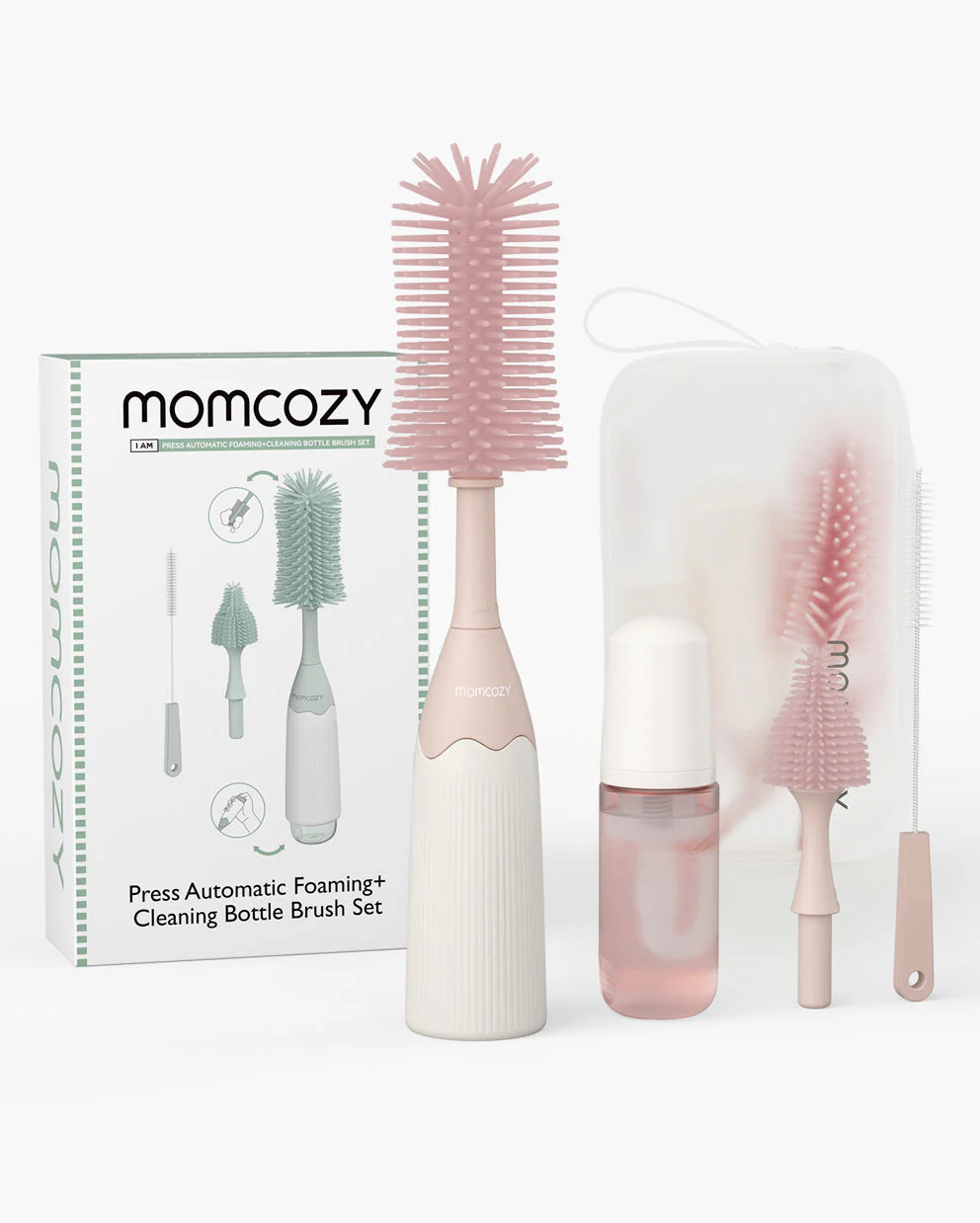 Kit de brosse à biberon Momcozy Innovative Push-Press Design - Image 15