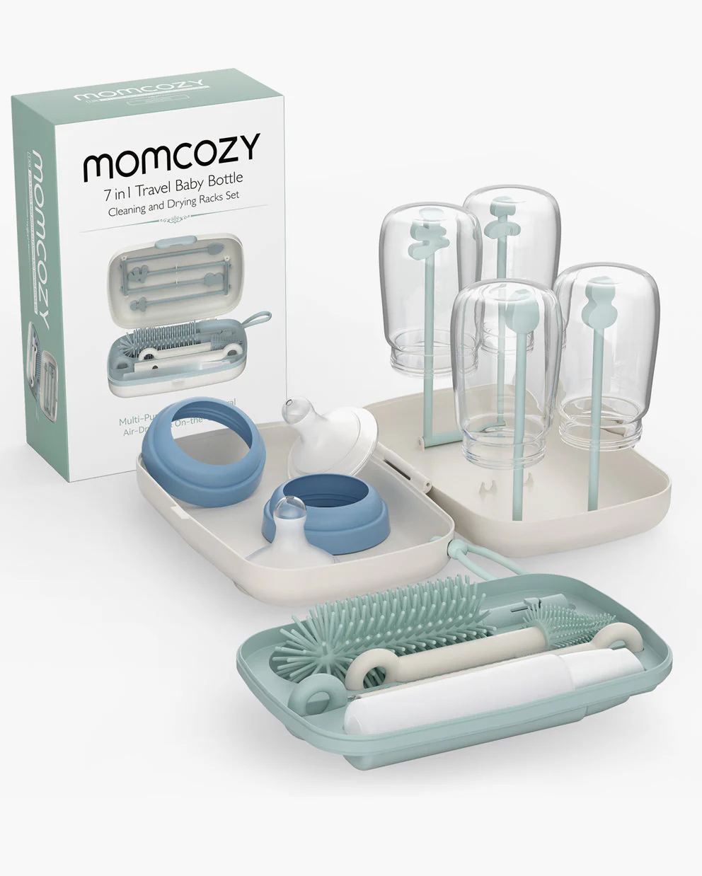 Kit de brosse à biberon Momcozy Innovative Push-Press Design - Image 16