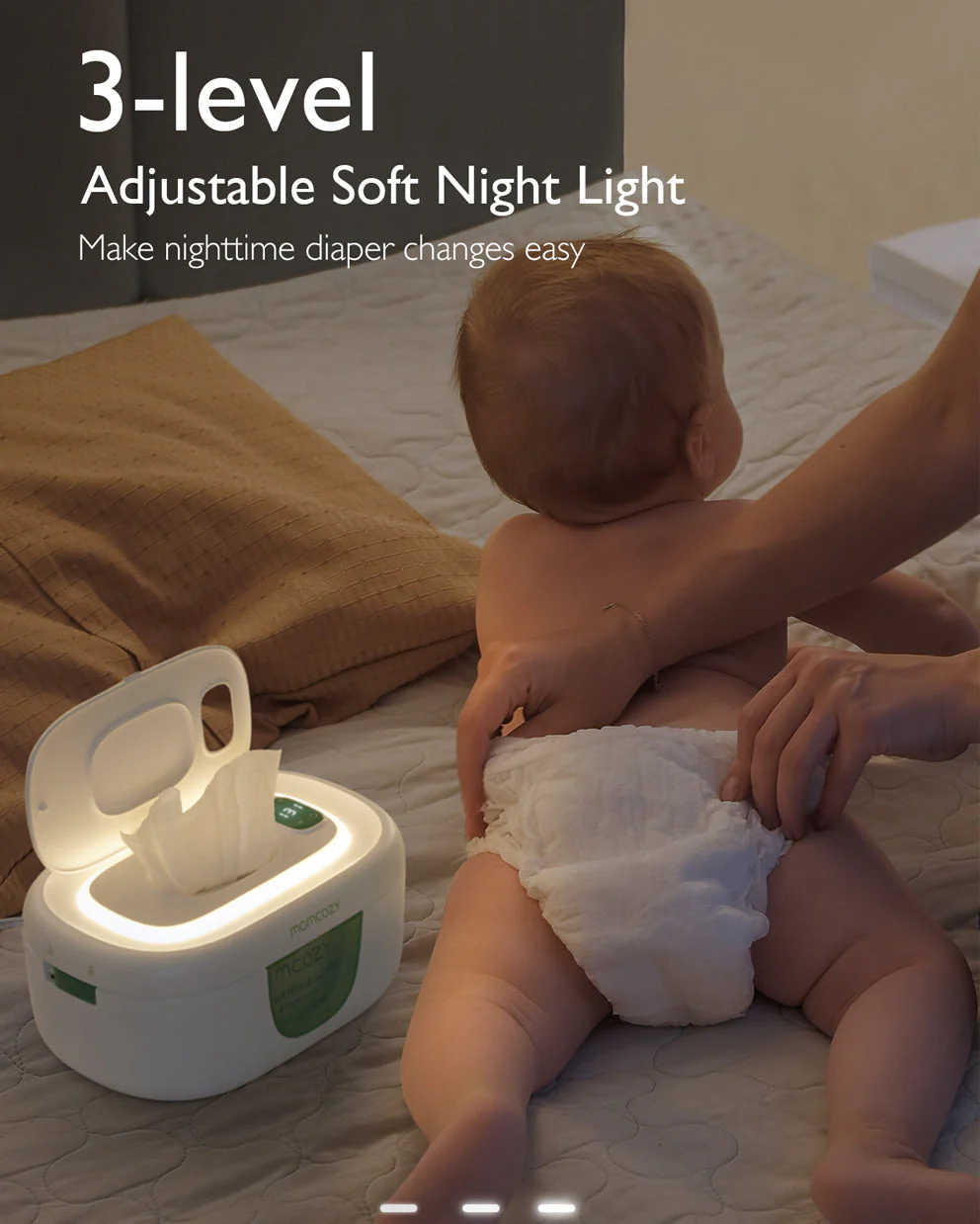 Chauffe-lingettes pour bébé grande capacité Momcozy - Image 4