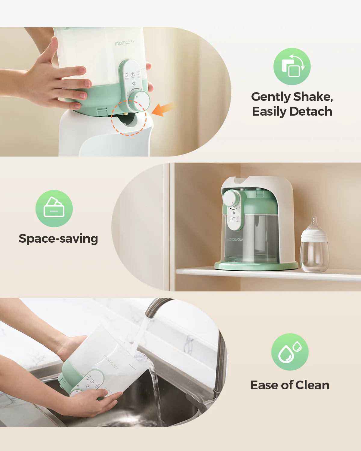Distributeur de lait instantané Momcozy - Image 8