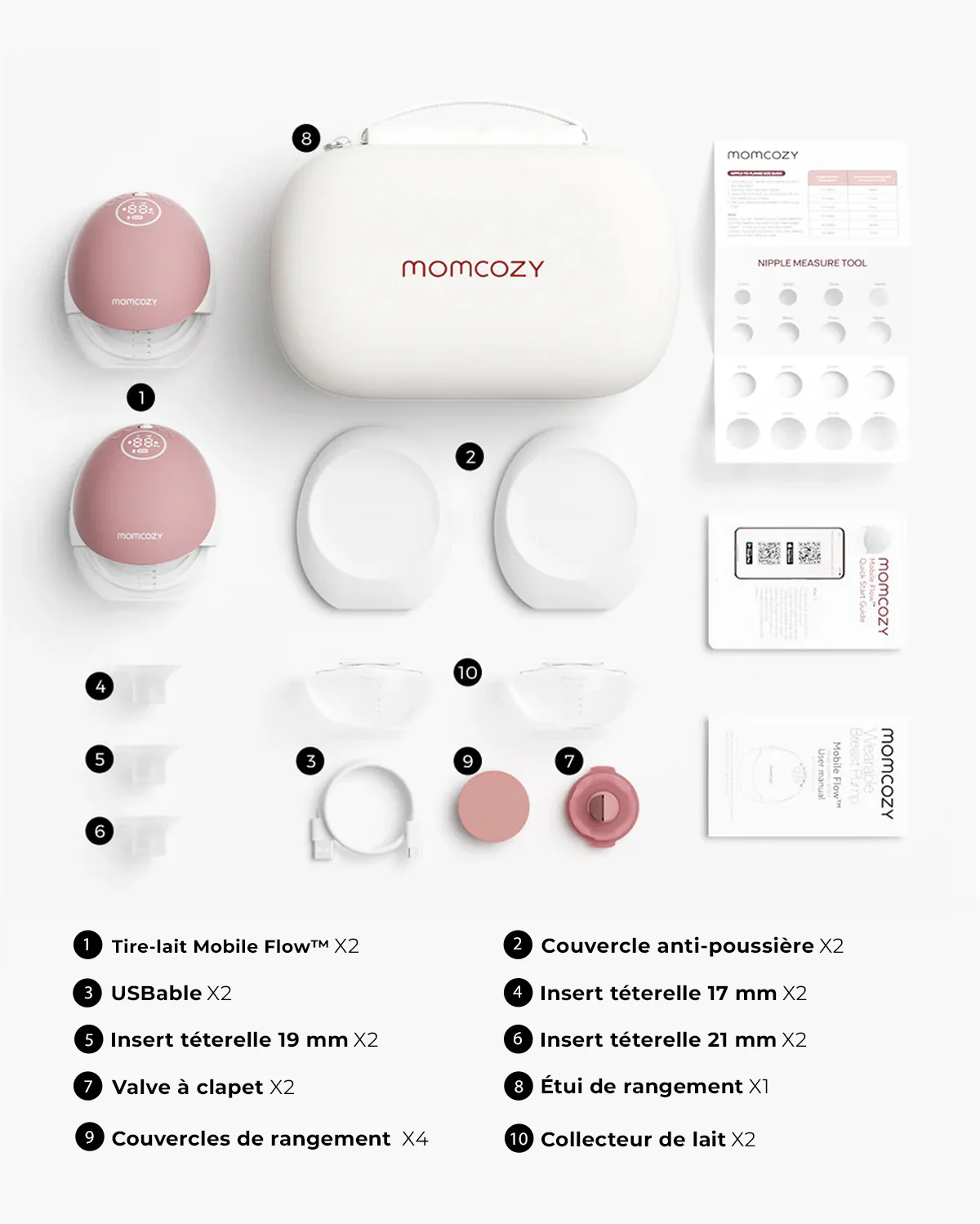Momcozy Mobile Flow™ Tire-lait mains libres | M9 - Image 35