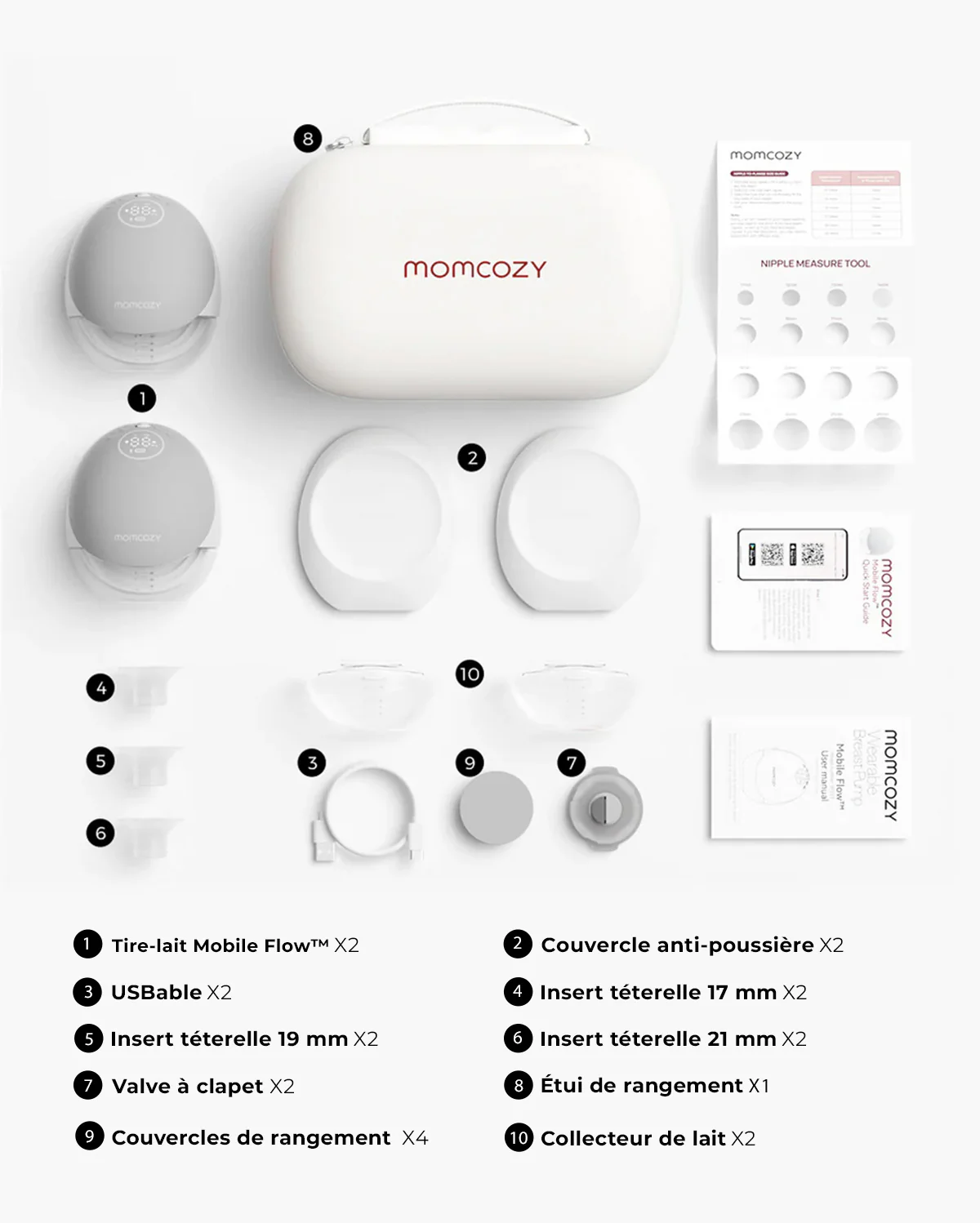 Momcozy Mobile Flow™ Tire-lait mains libres | M9 - Image 36