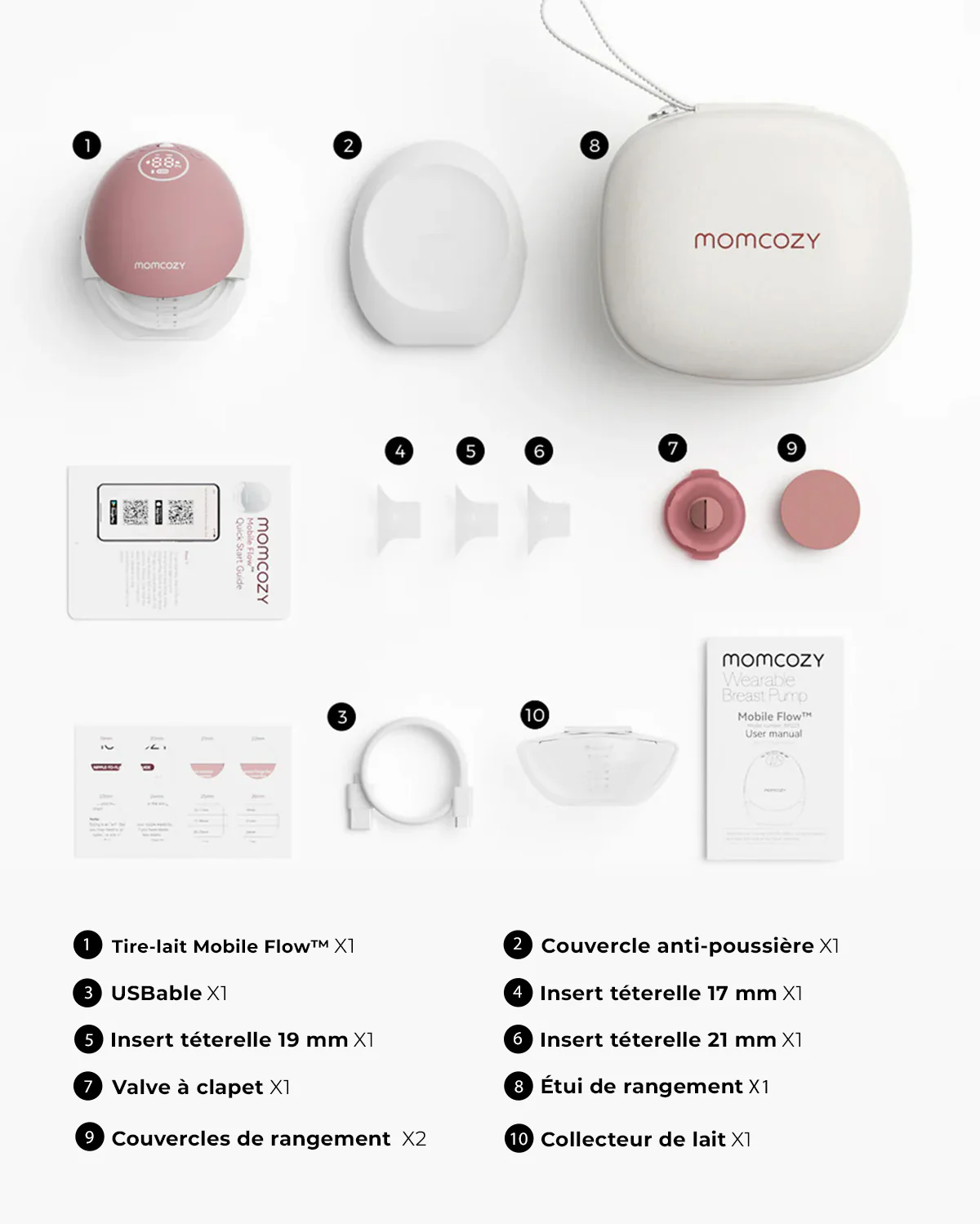 Momcozy Mobile Flow™ Tire-lait mains libres | M9 - Image 37
