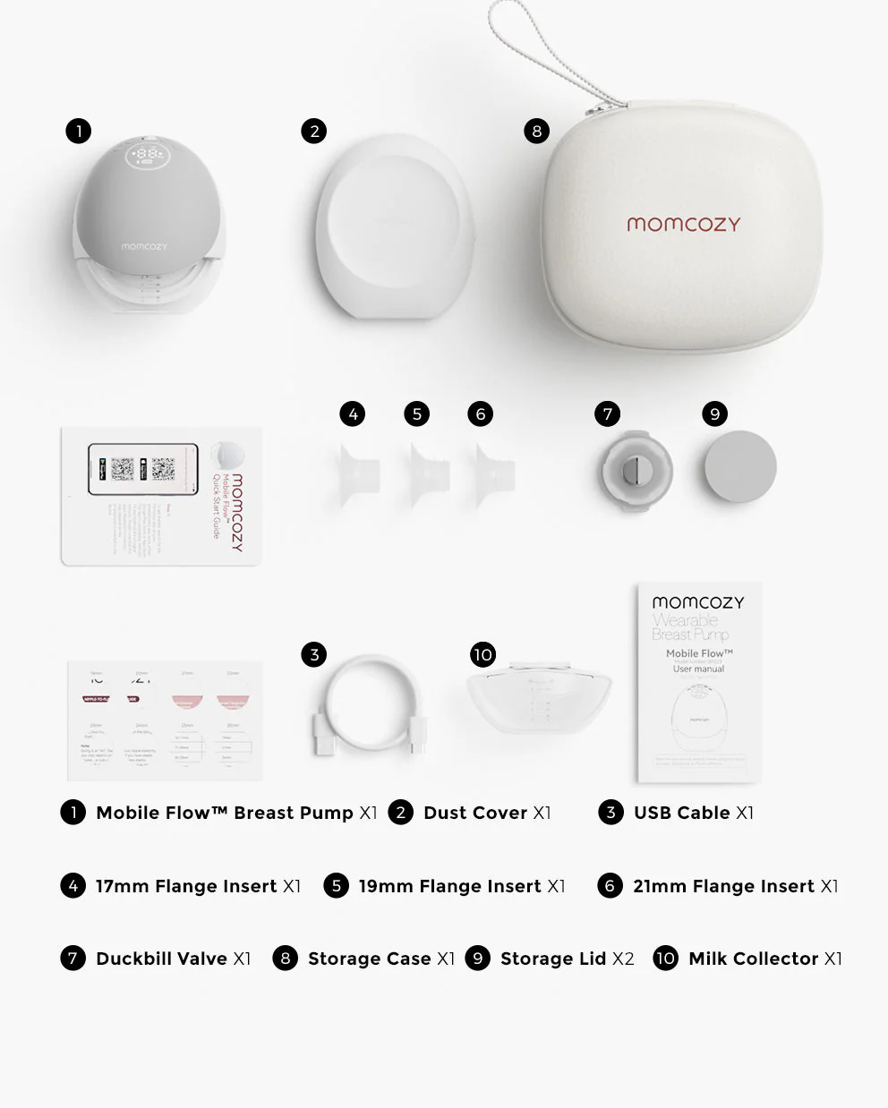 Momcozy Mobile Flow™ Tire-lait mains libres | M9 - Image 14