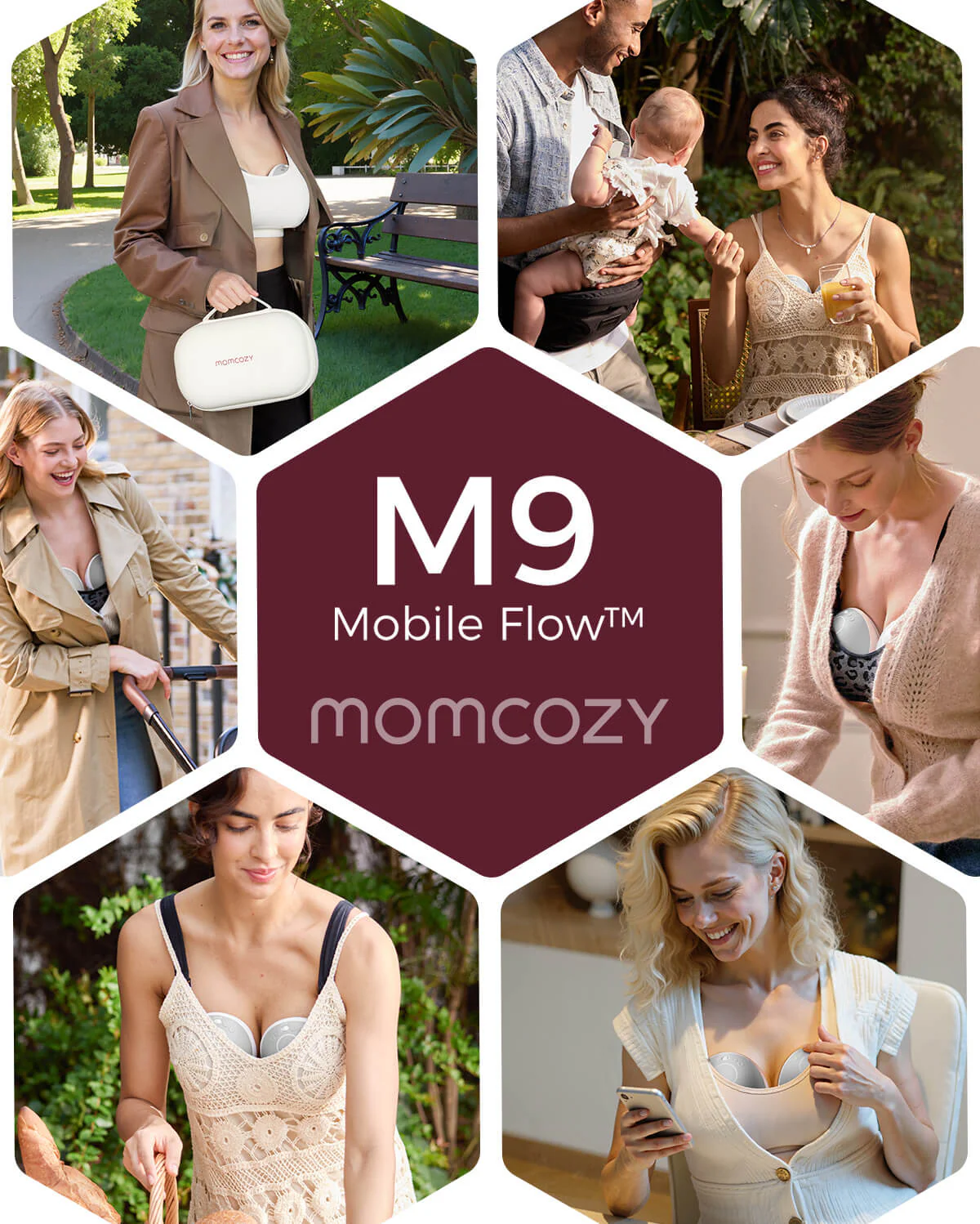 Momcozy Mobile Flow™ Tire-lait mains libres | M9 - Image 24