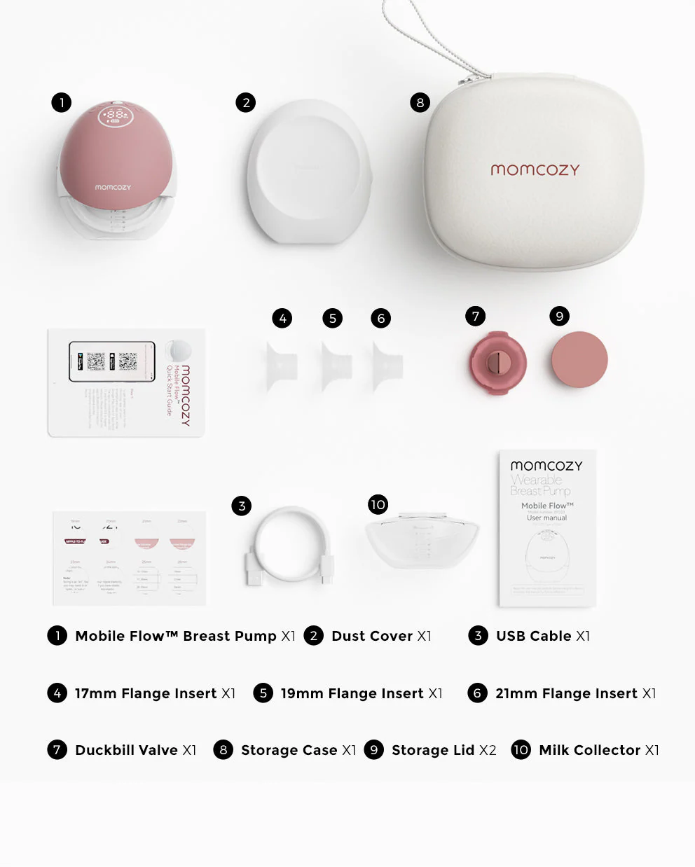 Momcozy Mobile Flow™ Tire-lait mains libres | M9 - Image 9