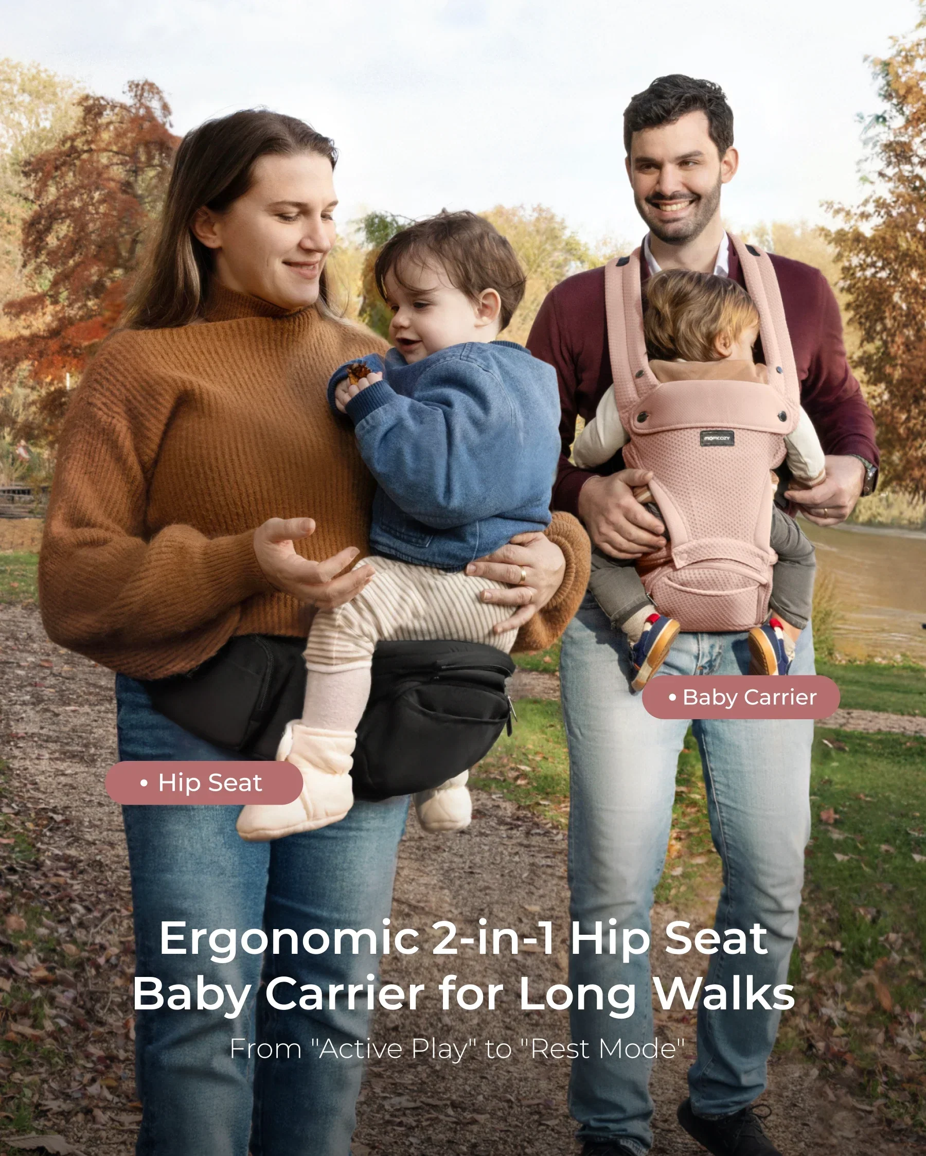 Porte-bébé Momcozy Move2Fit Hip - Image 14