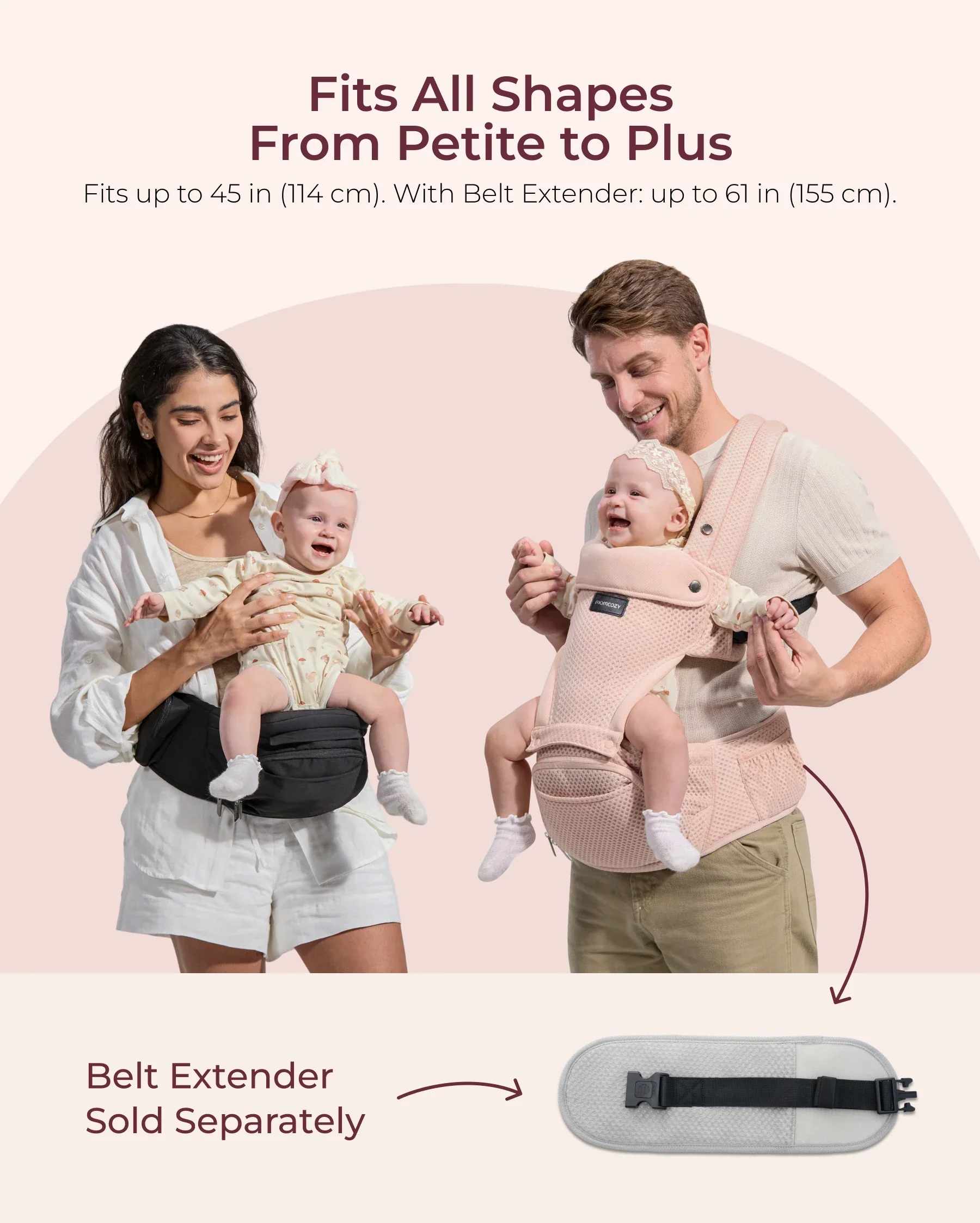 Porte-bébé Momcozy Move2Fit Hip - Image 20
