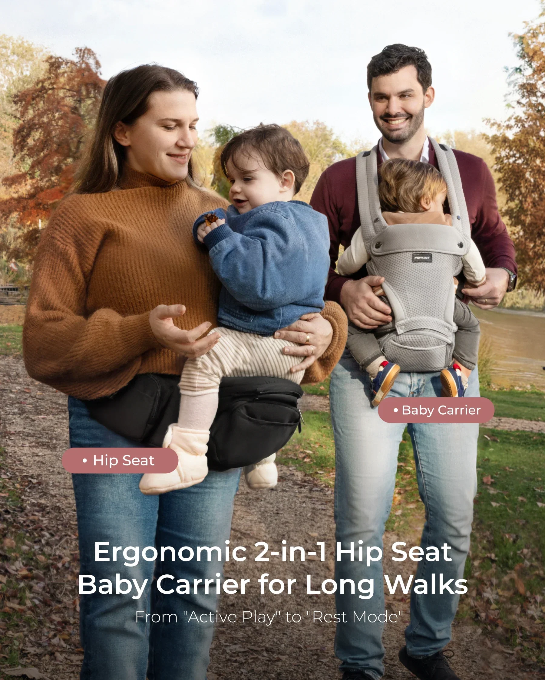Porte-bébé Momcozy Move2Fit Hip - Image 27